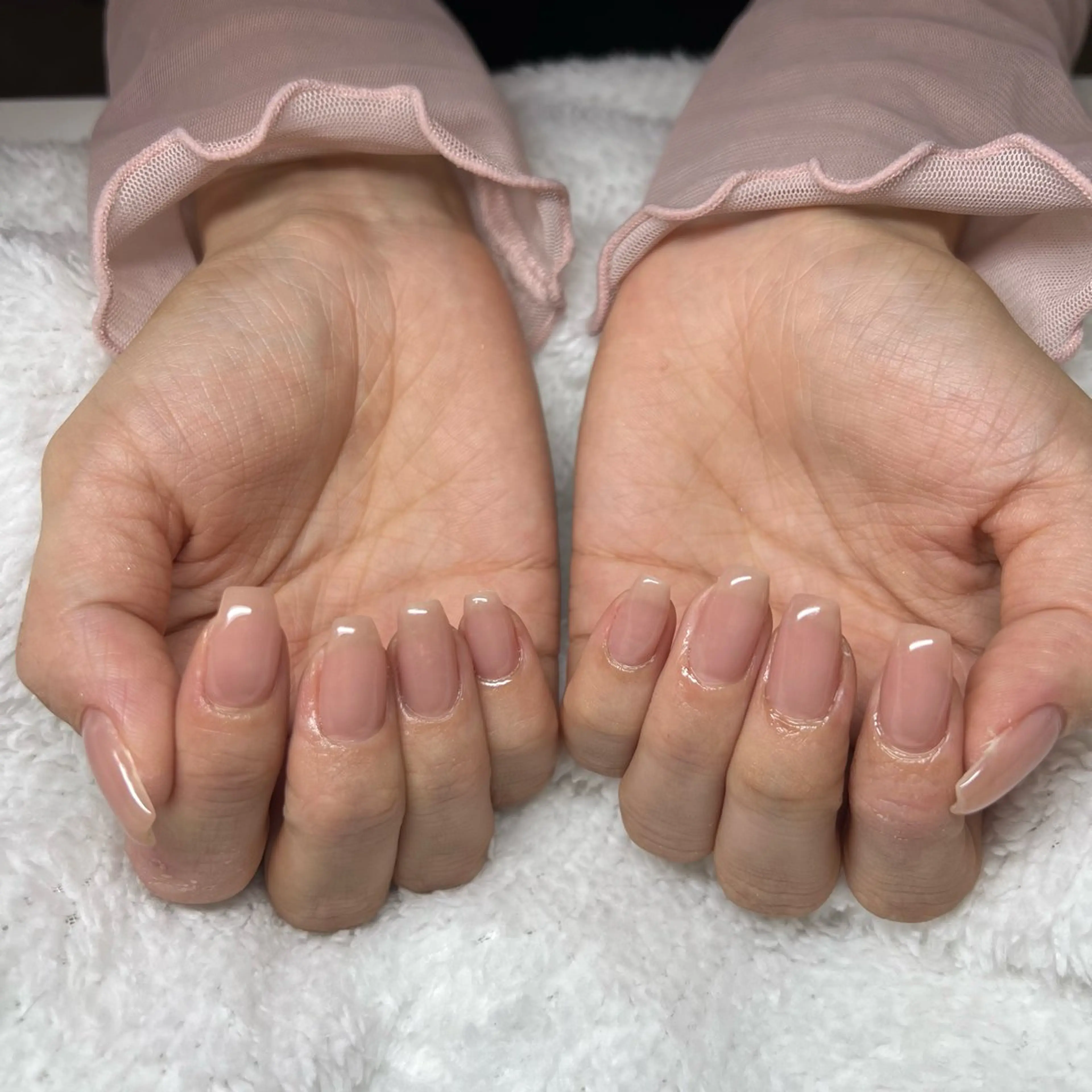 ネイル オフィスネイル ワンカラーネイル Rommy Arisaのネイルデザイン