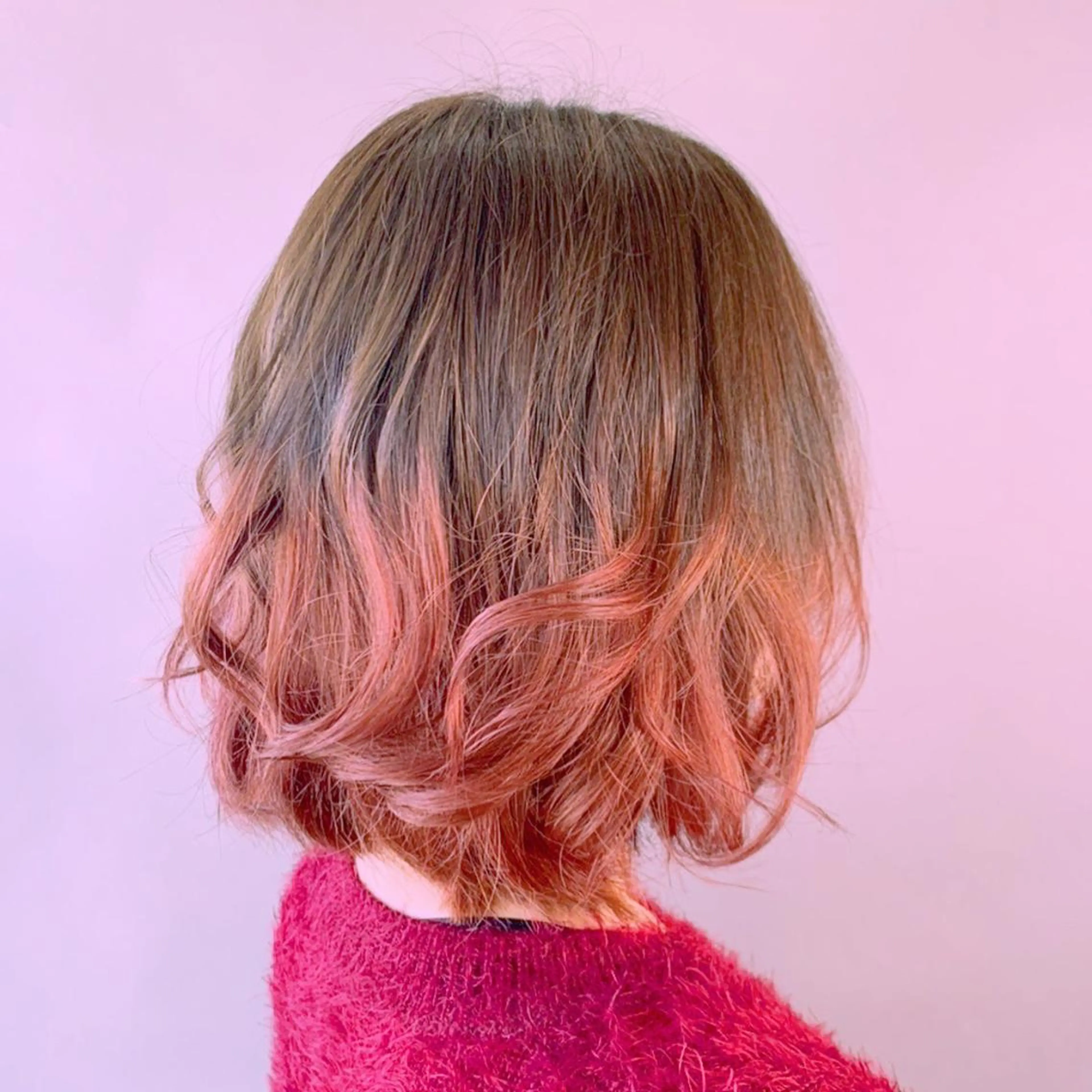 ミディアム カラー ヘアカラー トリートメント 福森 みずきのヘアスタイル