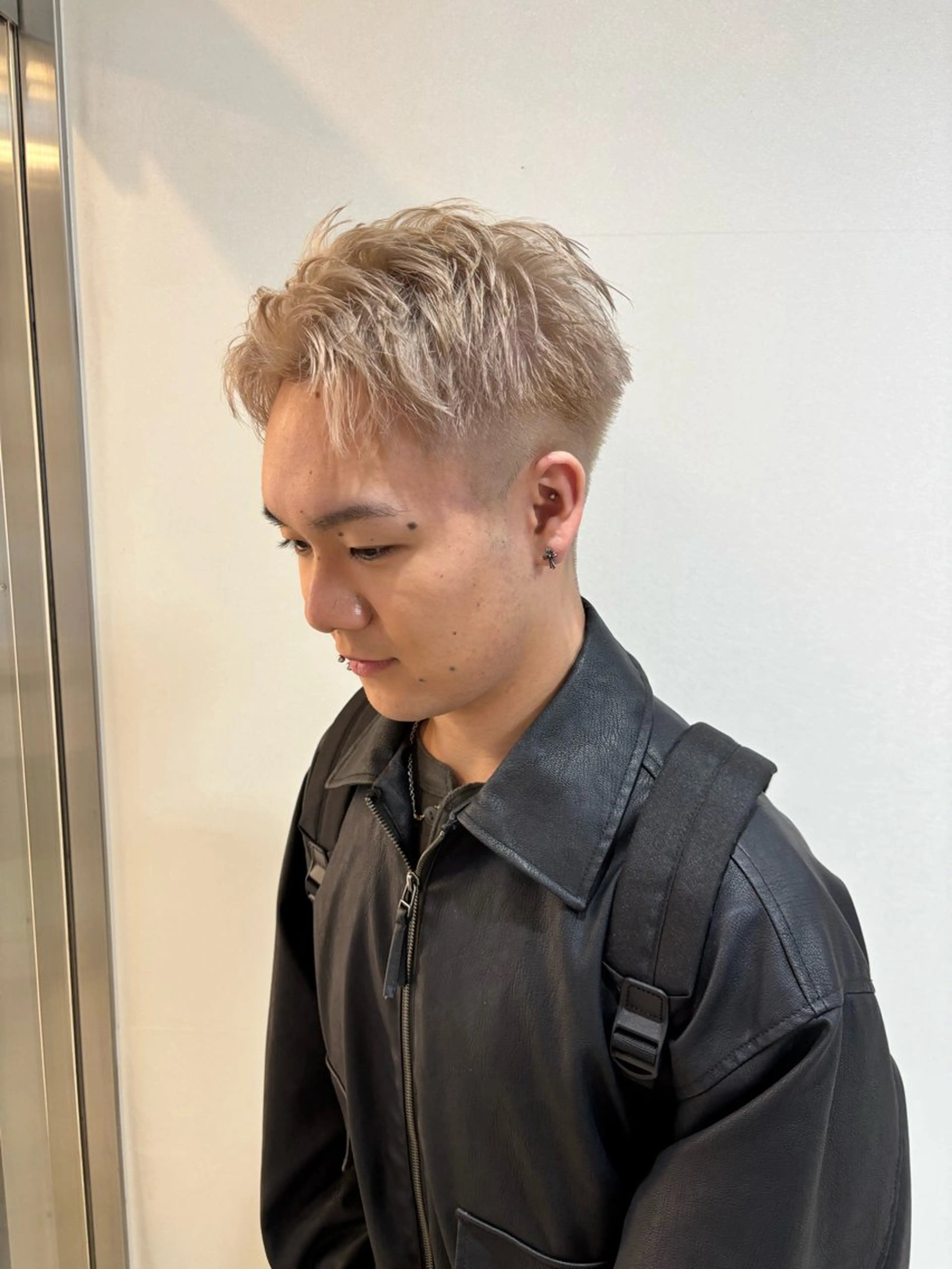 ショート ショートヘア カット ヘアカラー メンズパーマ レイヤー/後藤海音のヘアスタイル