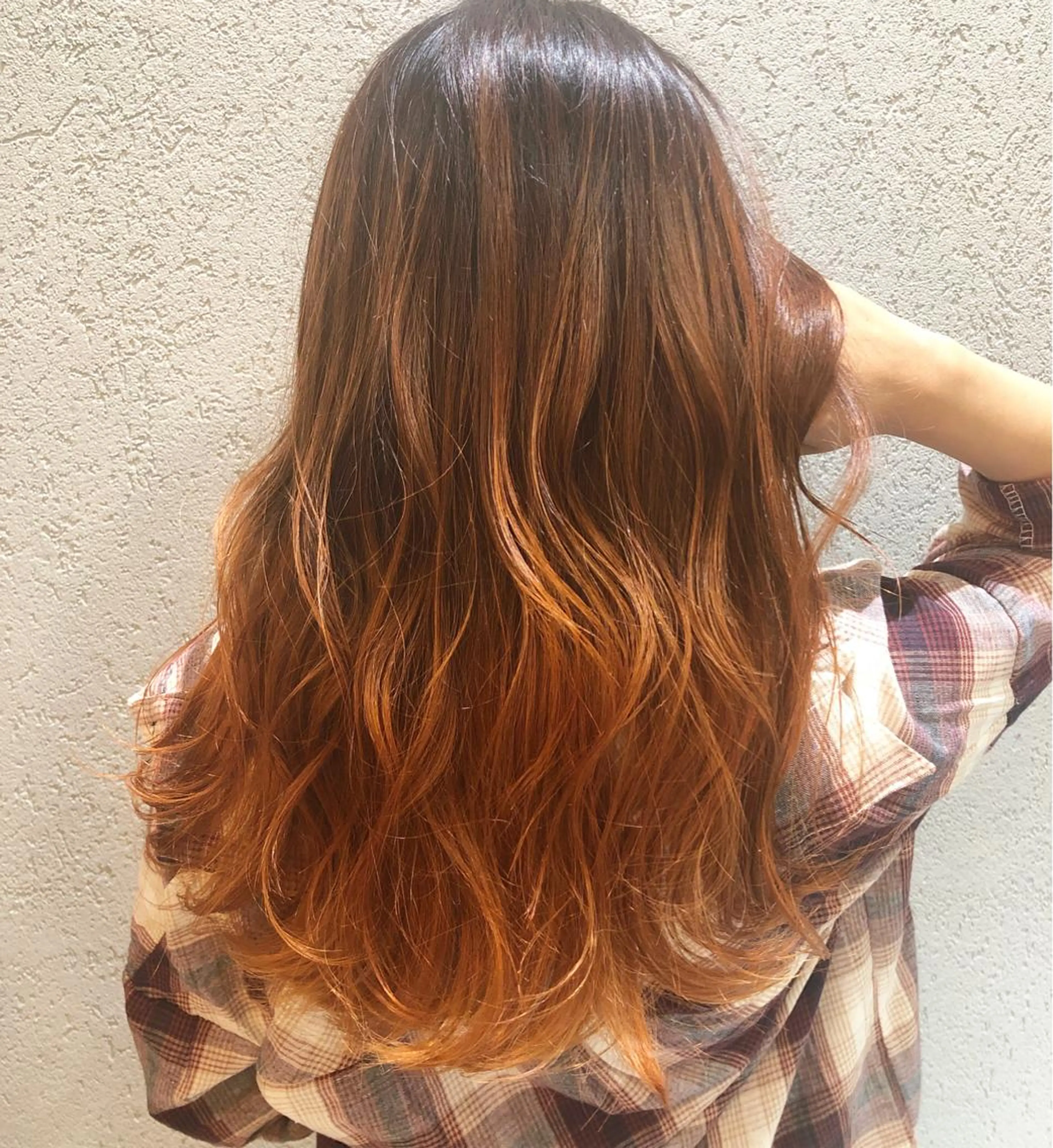 ロング レイヤーカット a .のヘアスタイル