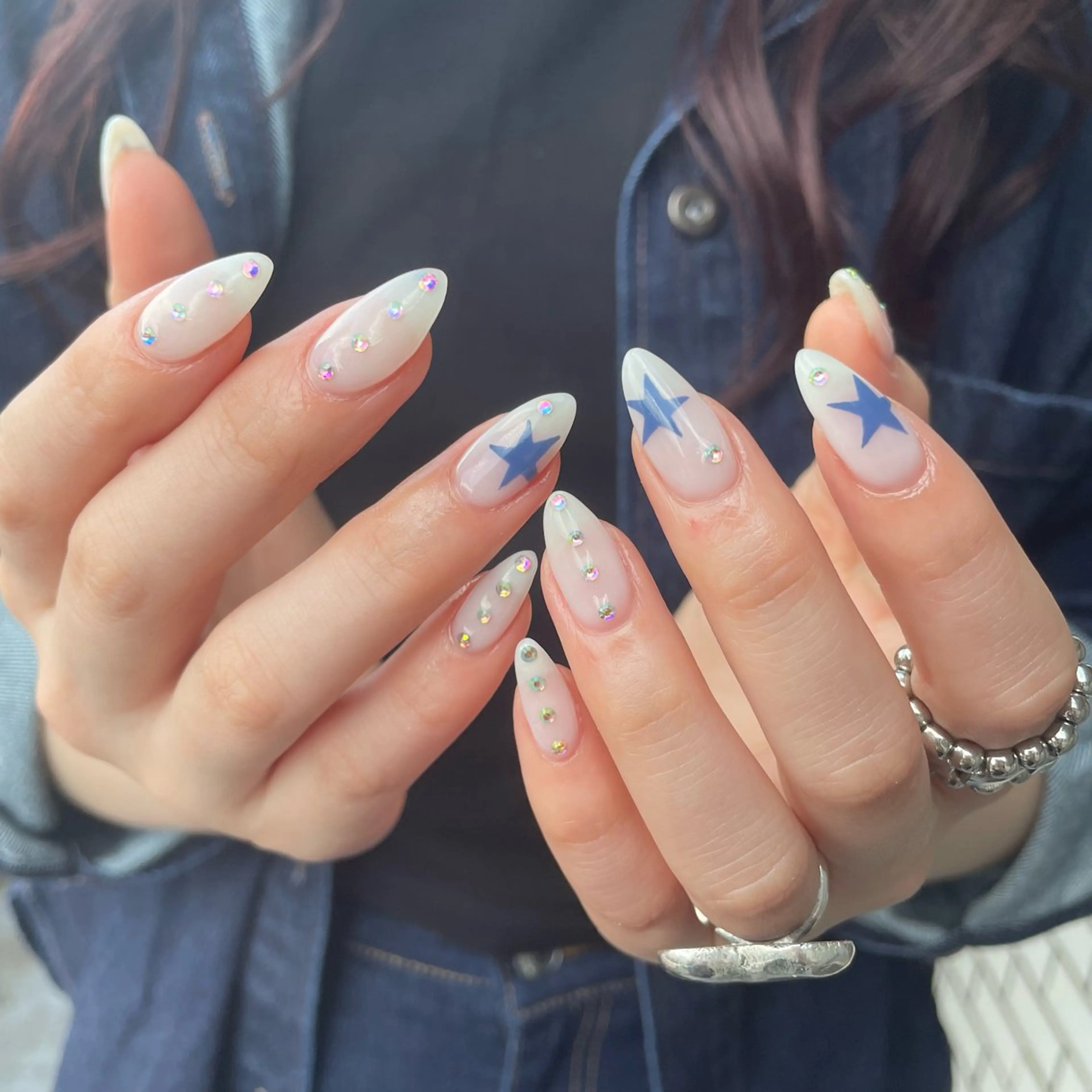 ネイル アートネイル フラワーネイル フレンチネイル ジェルネイル ガーリー nailist. sayaのネイルデザイン