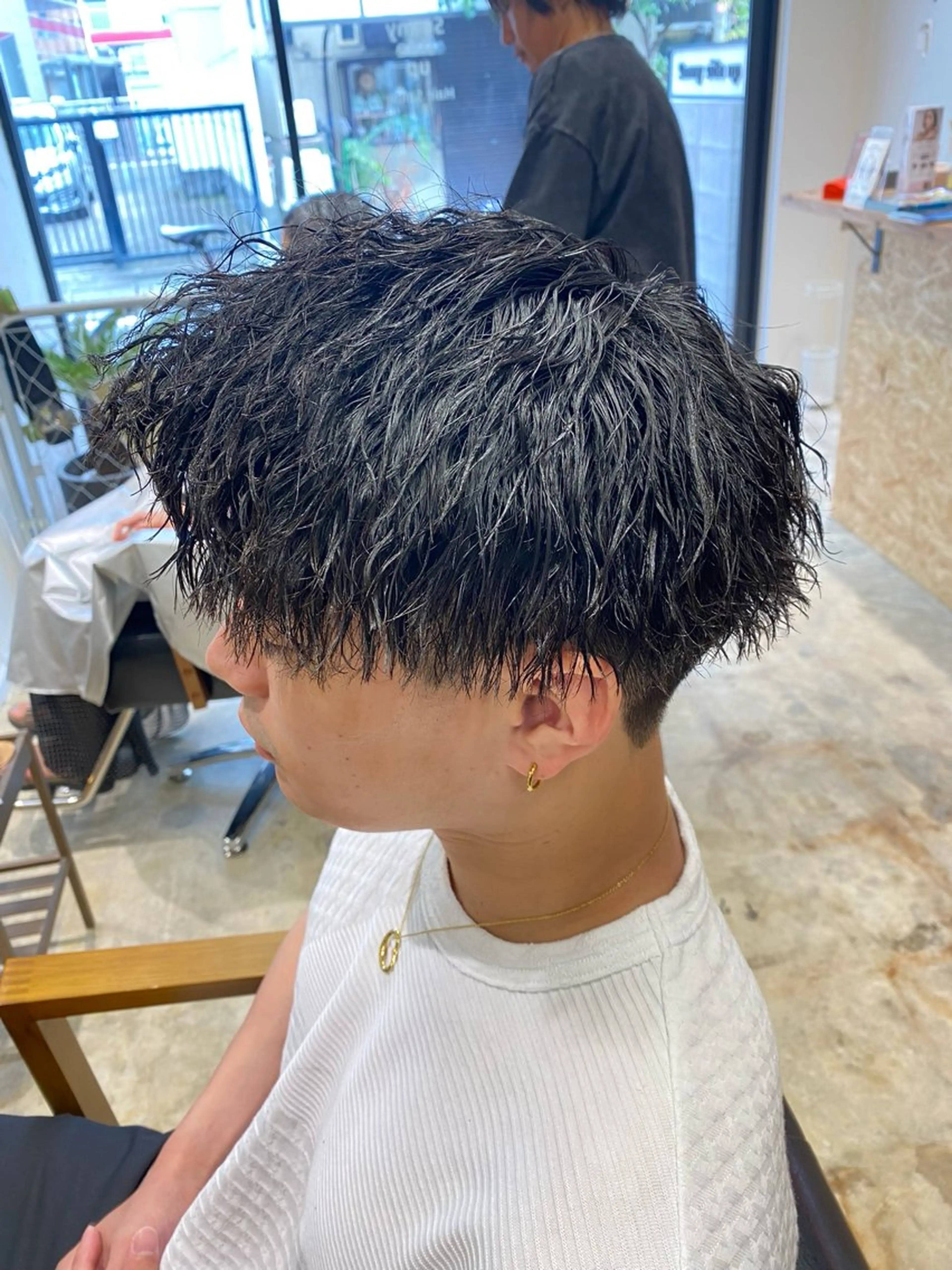 パーマ メンズ メンズパーマ メンズツイストパーマ 波巻きパーマ スパイラルパーマ ツイストパーマ カット パーマ トリートメント 🌴パーマオタク🌴 長谷川　諒佑🌈のヘアスタイル