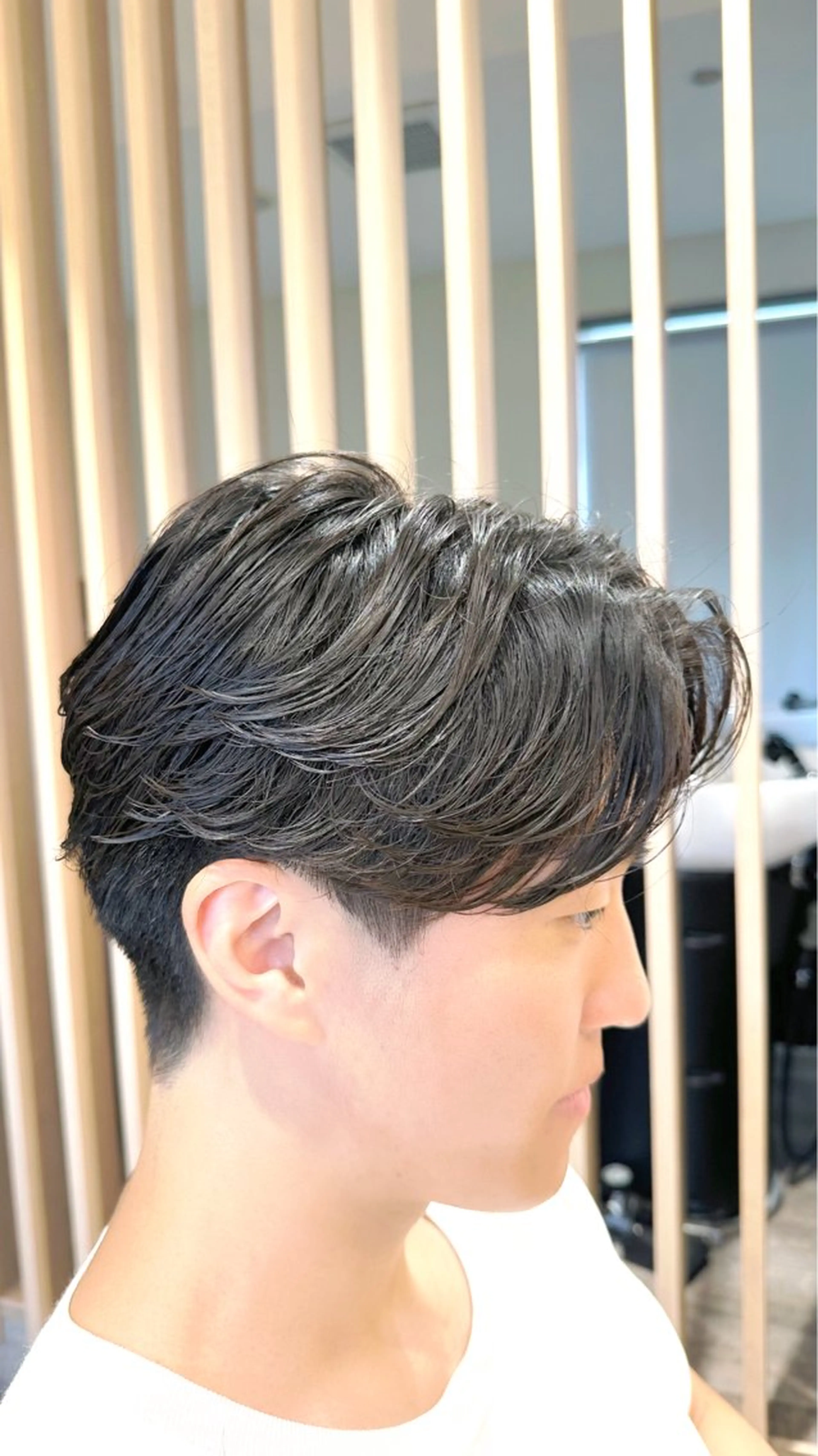 メンズ カット パーマ 【メンズパーマ】比嘉 啓人のヘアスタイル