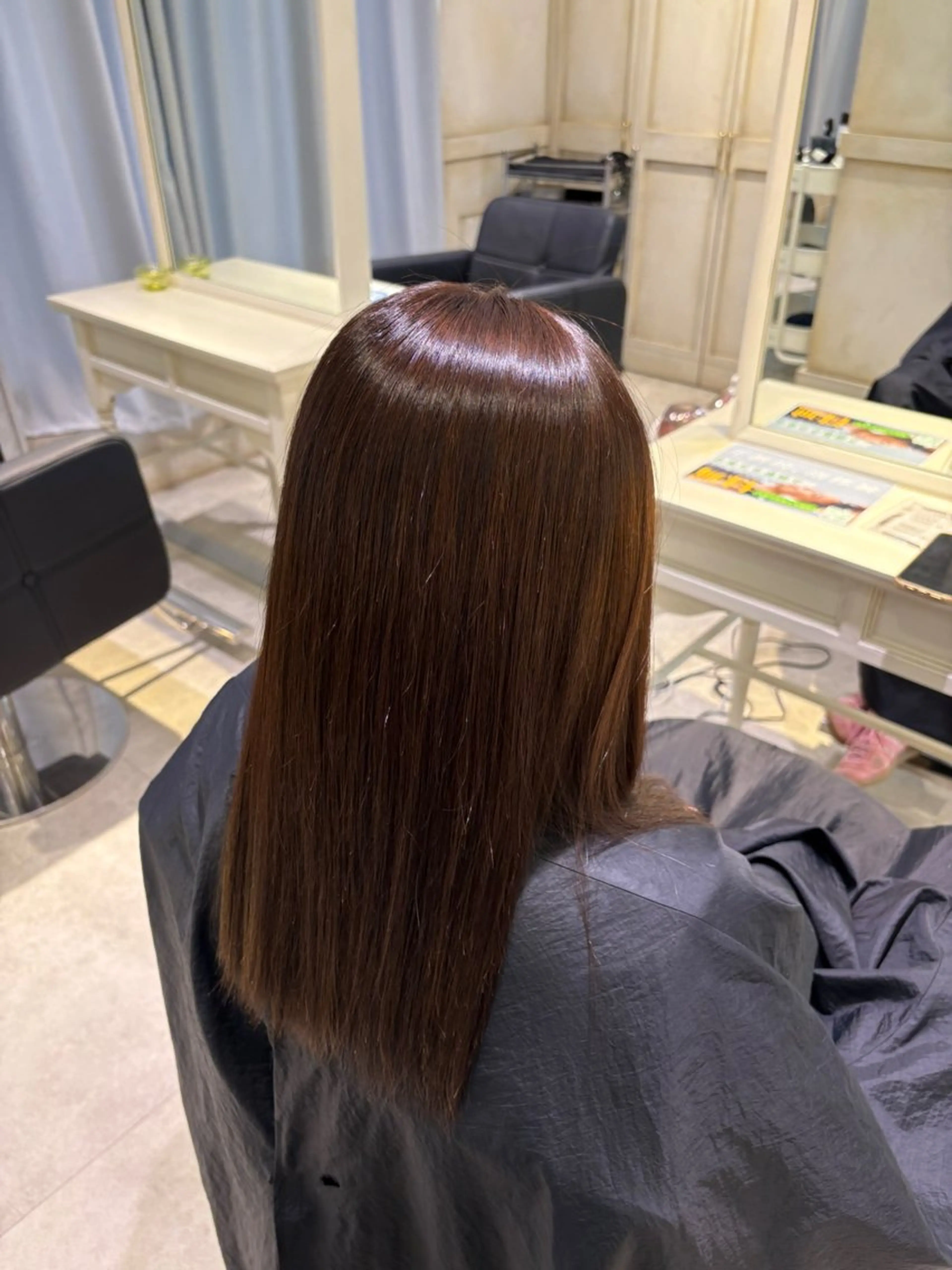 ロング 縮毛矯正 トリートメント 🟠美髪矯正⭐️ 刑部一哉🟠のヘアスタイル