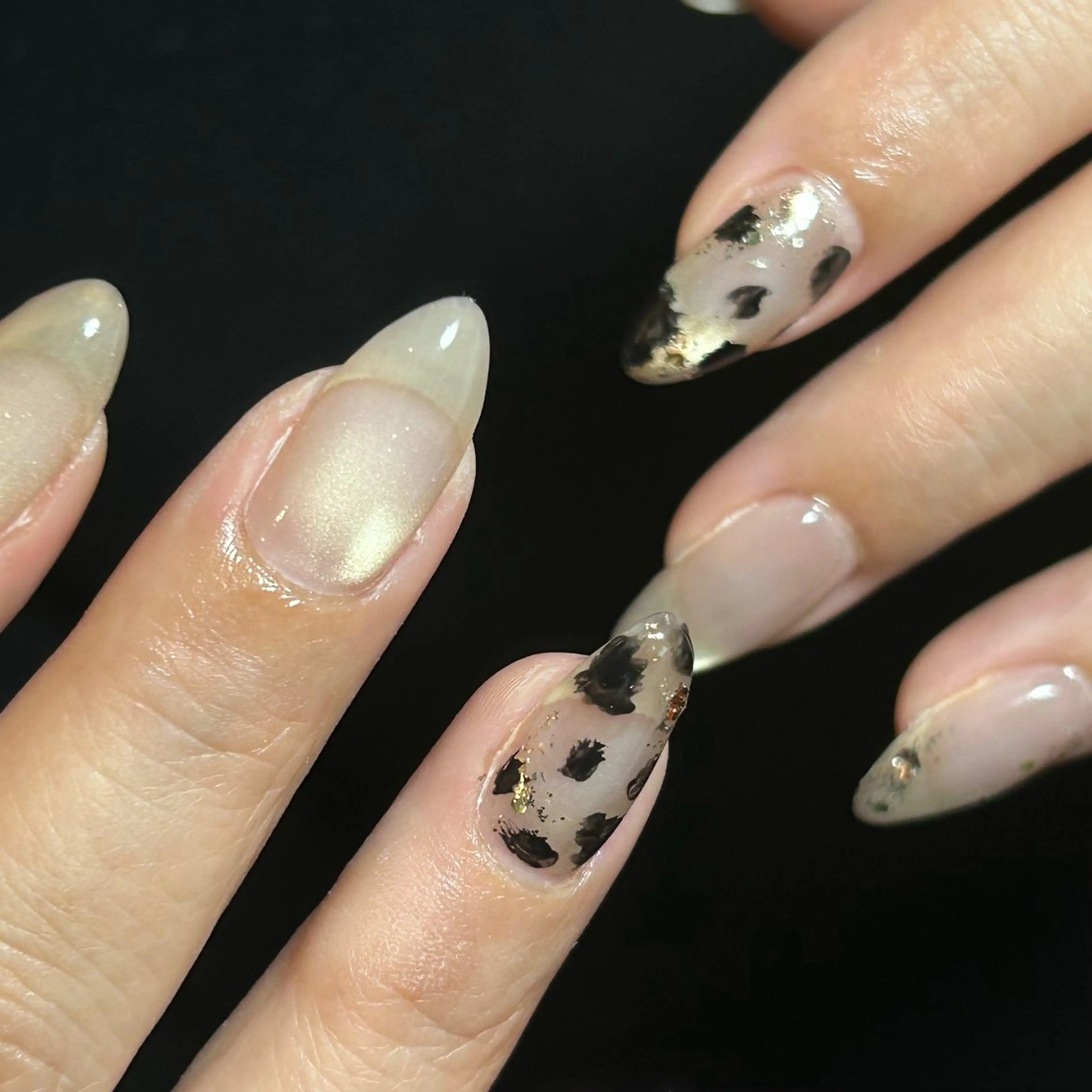 ネイル フットネイル ジェルネイル 韓国ネイル ニュアンスネイル オフィスネイル ハンドネイル nail salon ideal所属・ideal wakanaのネイルデザイン