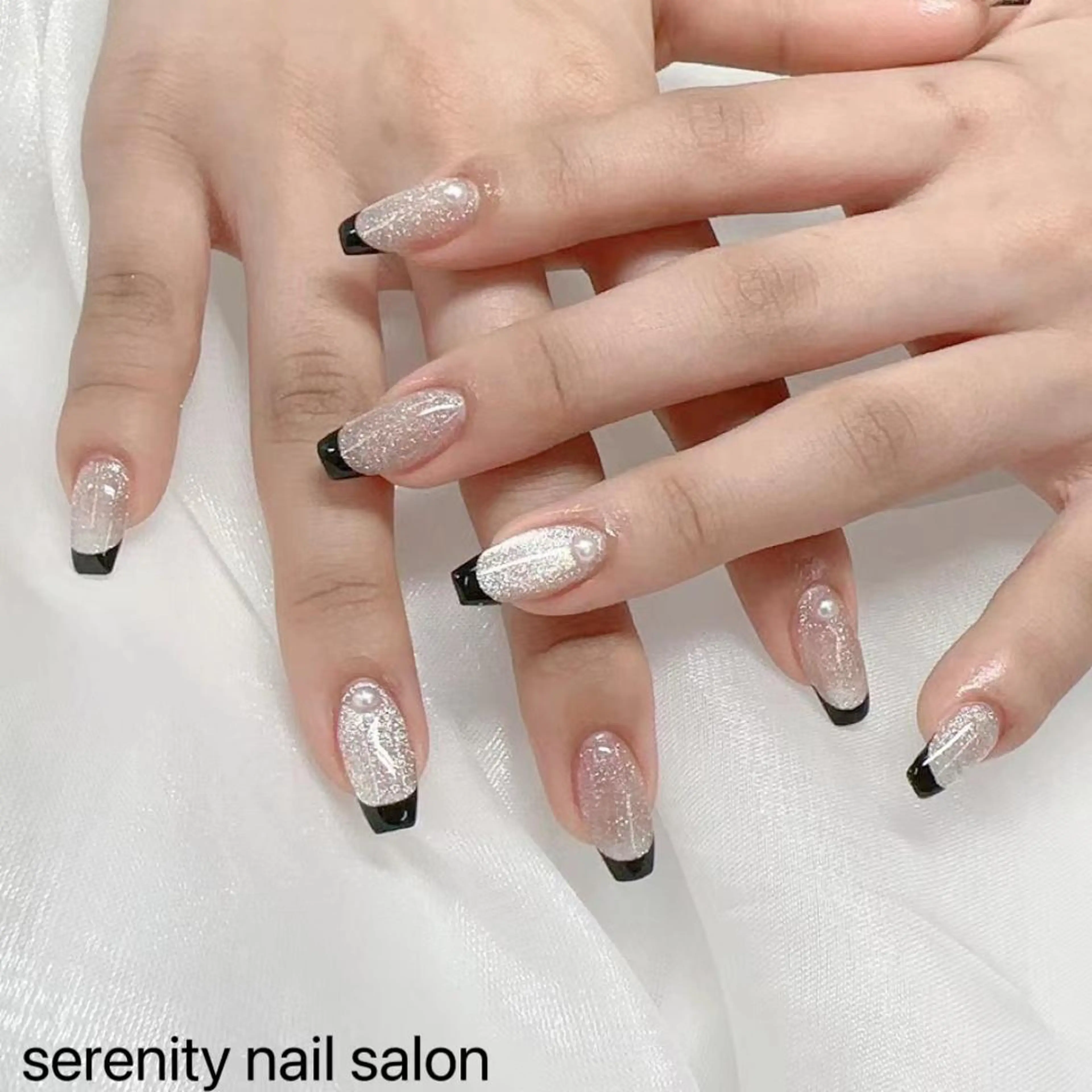ネイル ハンドネイル ハンドケア ✨Serenity ワンホンネイルのネイルデザイン