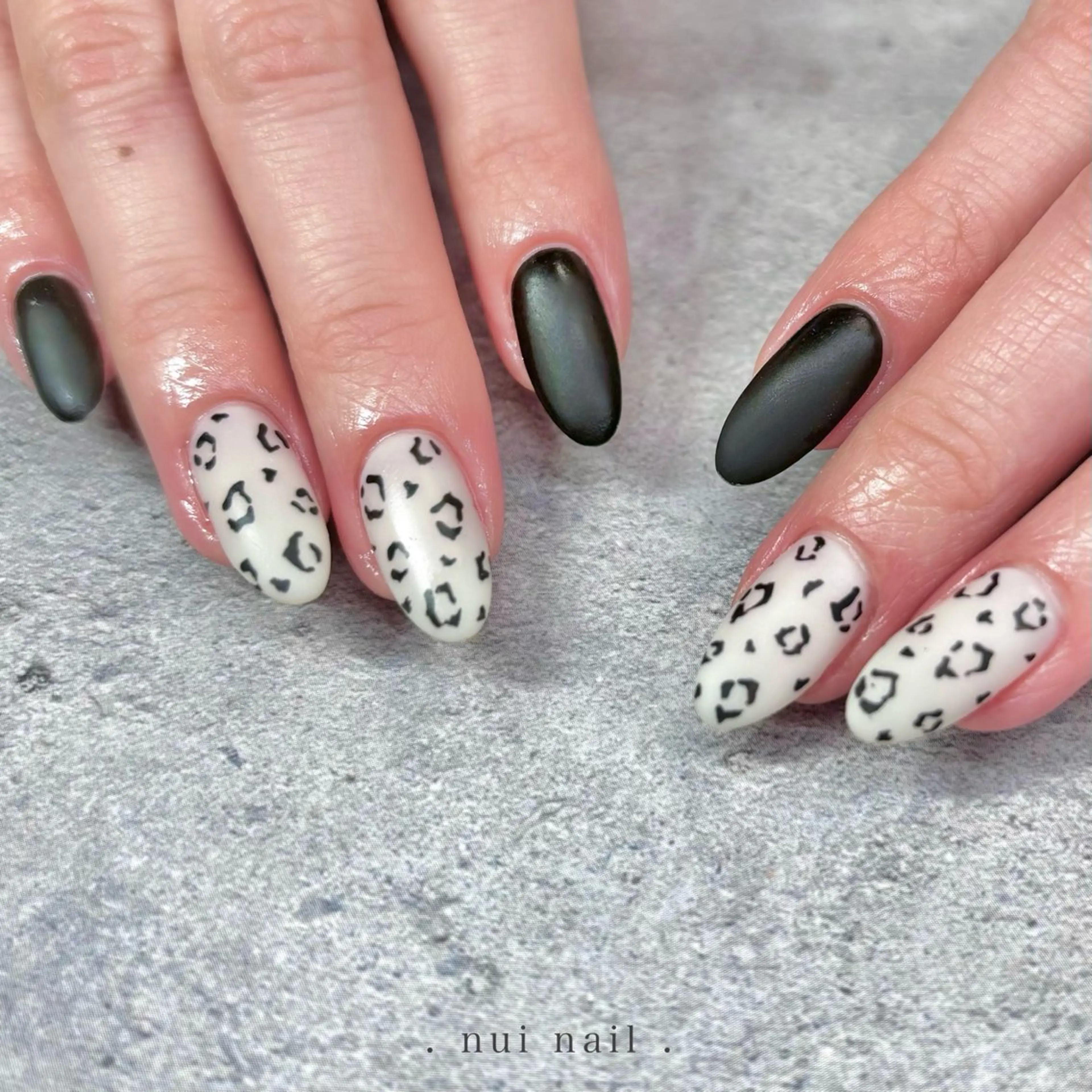 ネイル マットネイル ハンドネイル nui nailのネイルデザイン