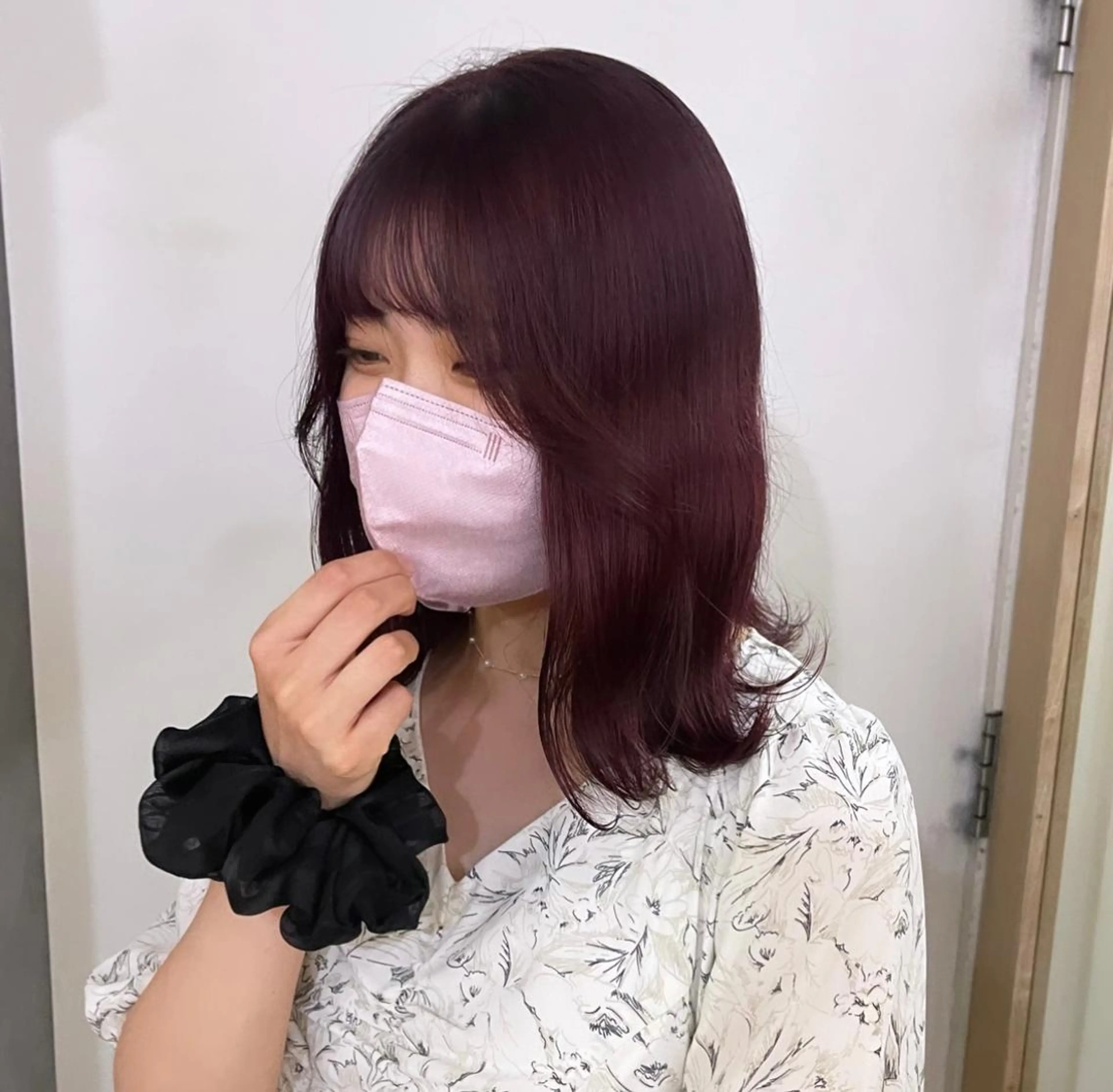 セミロング ヘアカラー トリートメント ナカヤマナナエ ♡のヘアスタイル