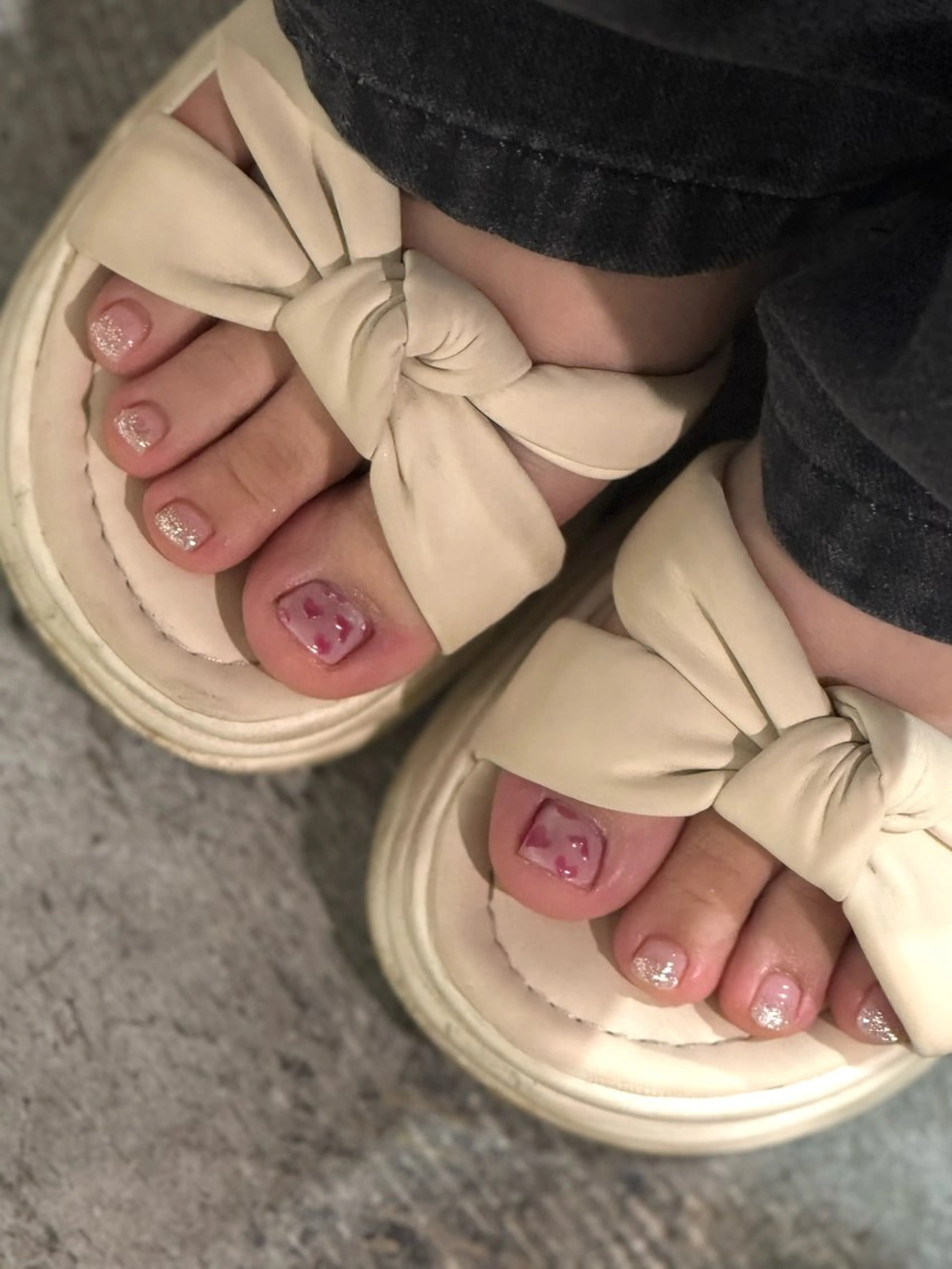 メンズ ネイル 暖色カラー/nail / miu 🌺❤︎のヘアスタイル