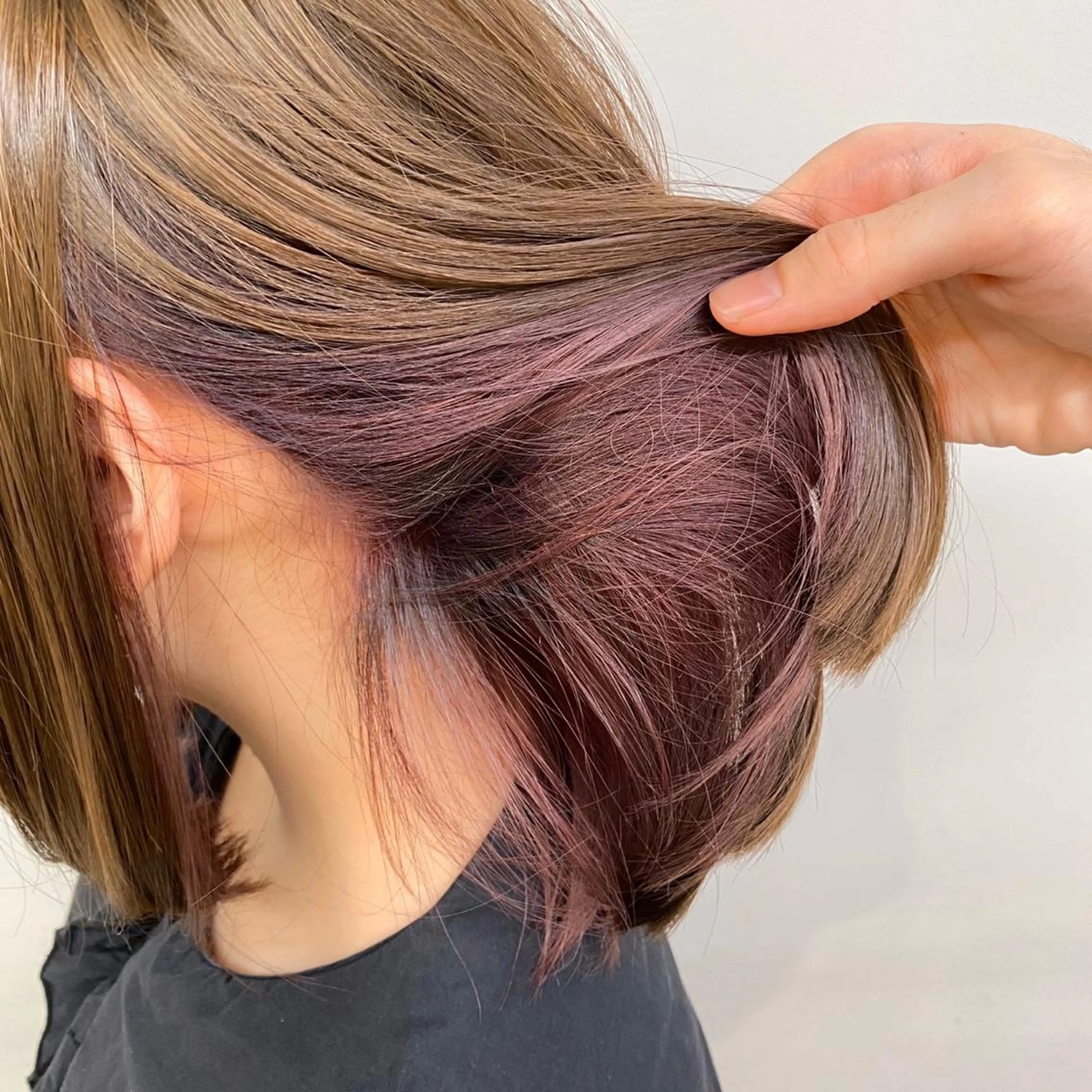 ショート カラー ⛄️冬の透明感 カラー⛄️大西のヘアスタイル