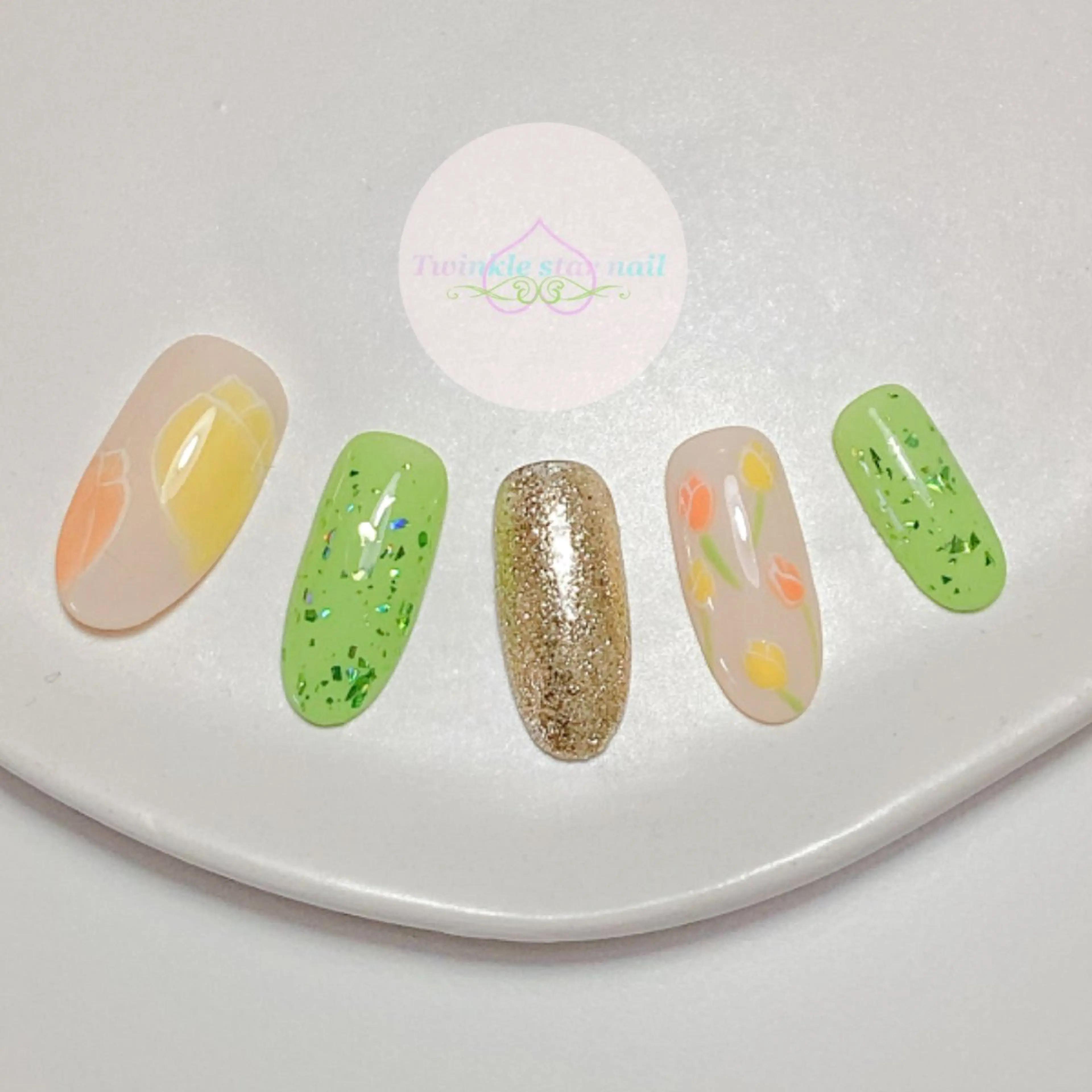ネイル ハンドネイル Twinkle star nailのネイルデザイン