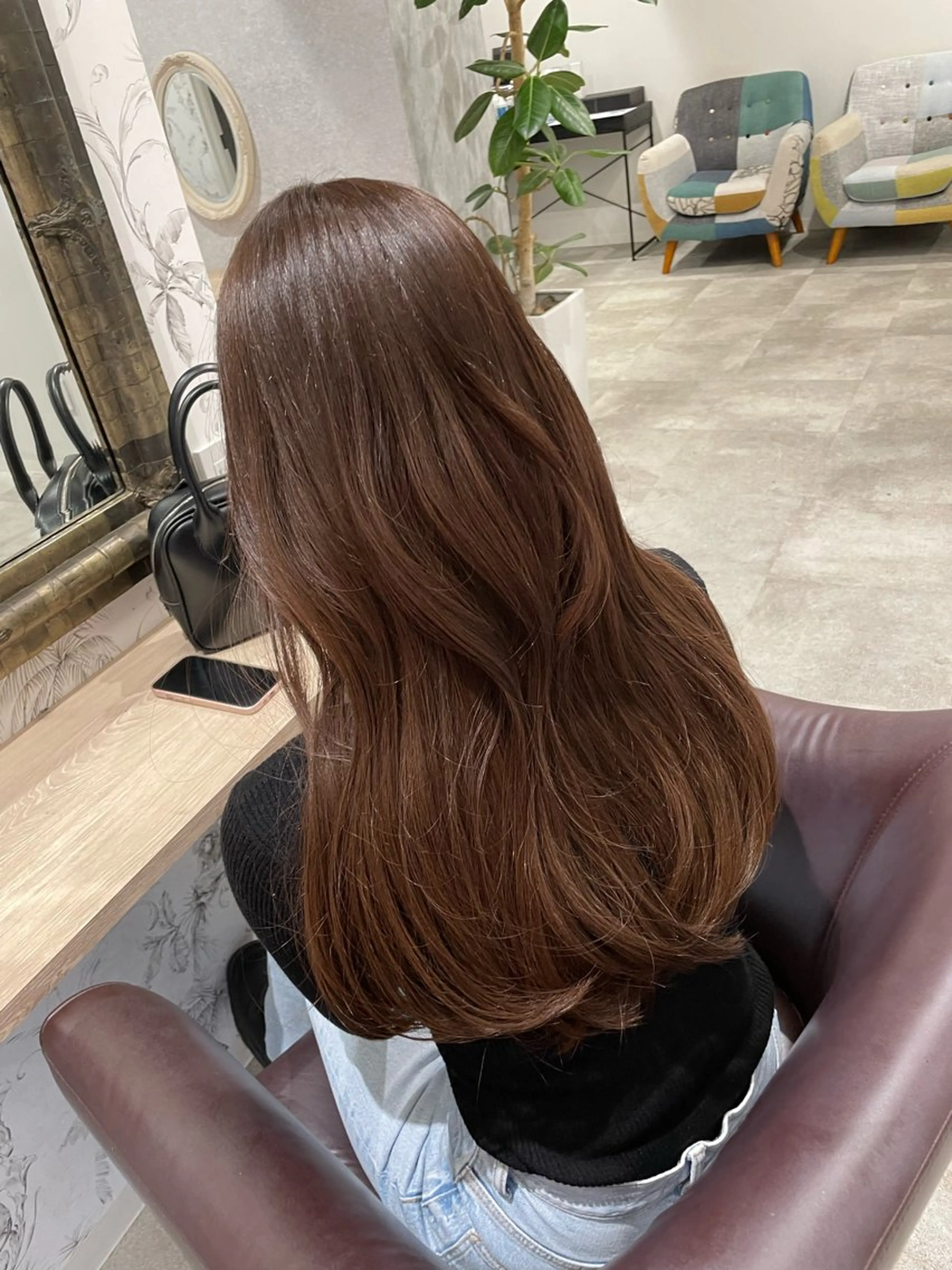 ロング カラー ブラウンカラー 透明感カラー ロング capa natsumiのヘアスタイル