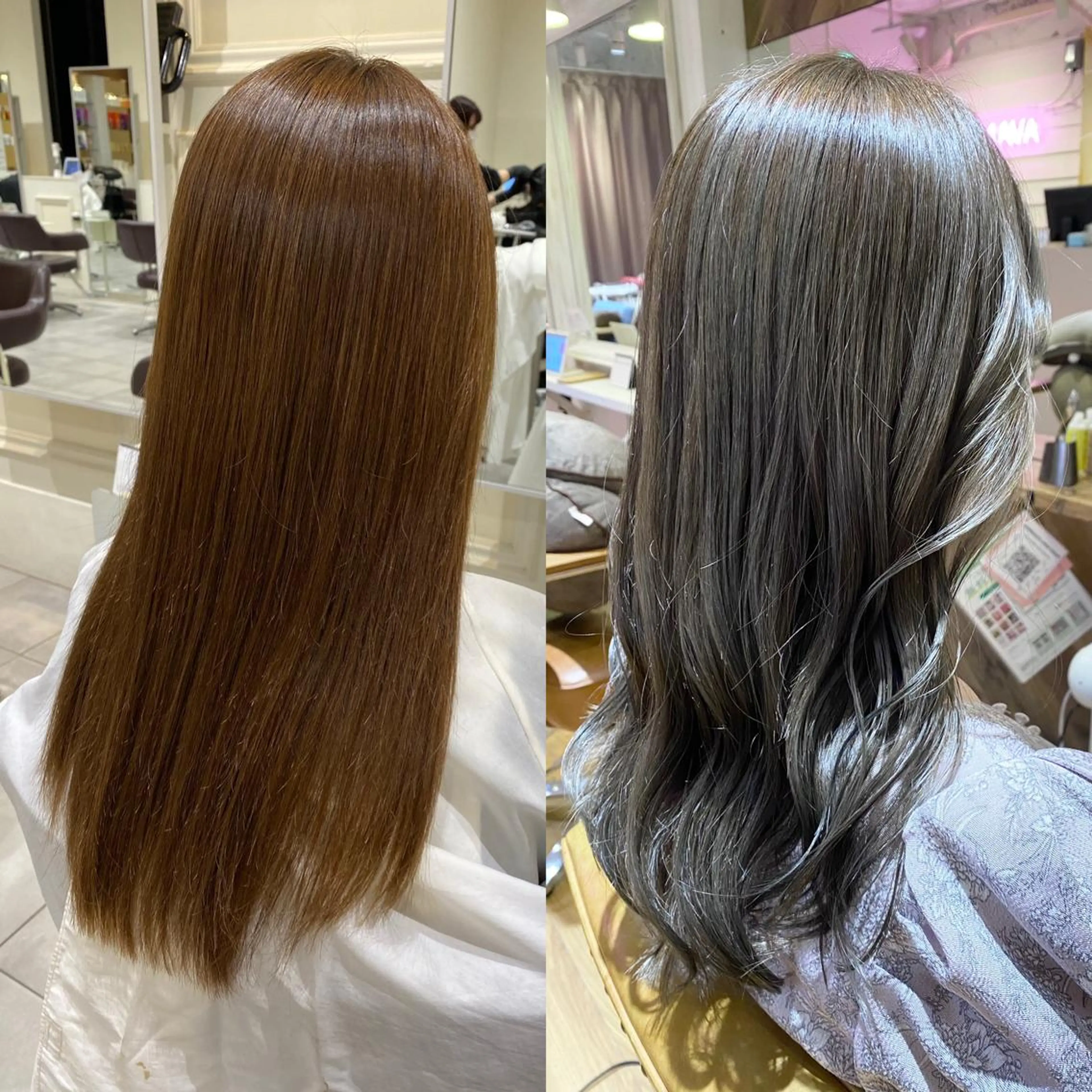 ロング カット ヘアカラー トリートメント 暗髪透明感カラー/ インナー/小島良太のヘアスタイル