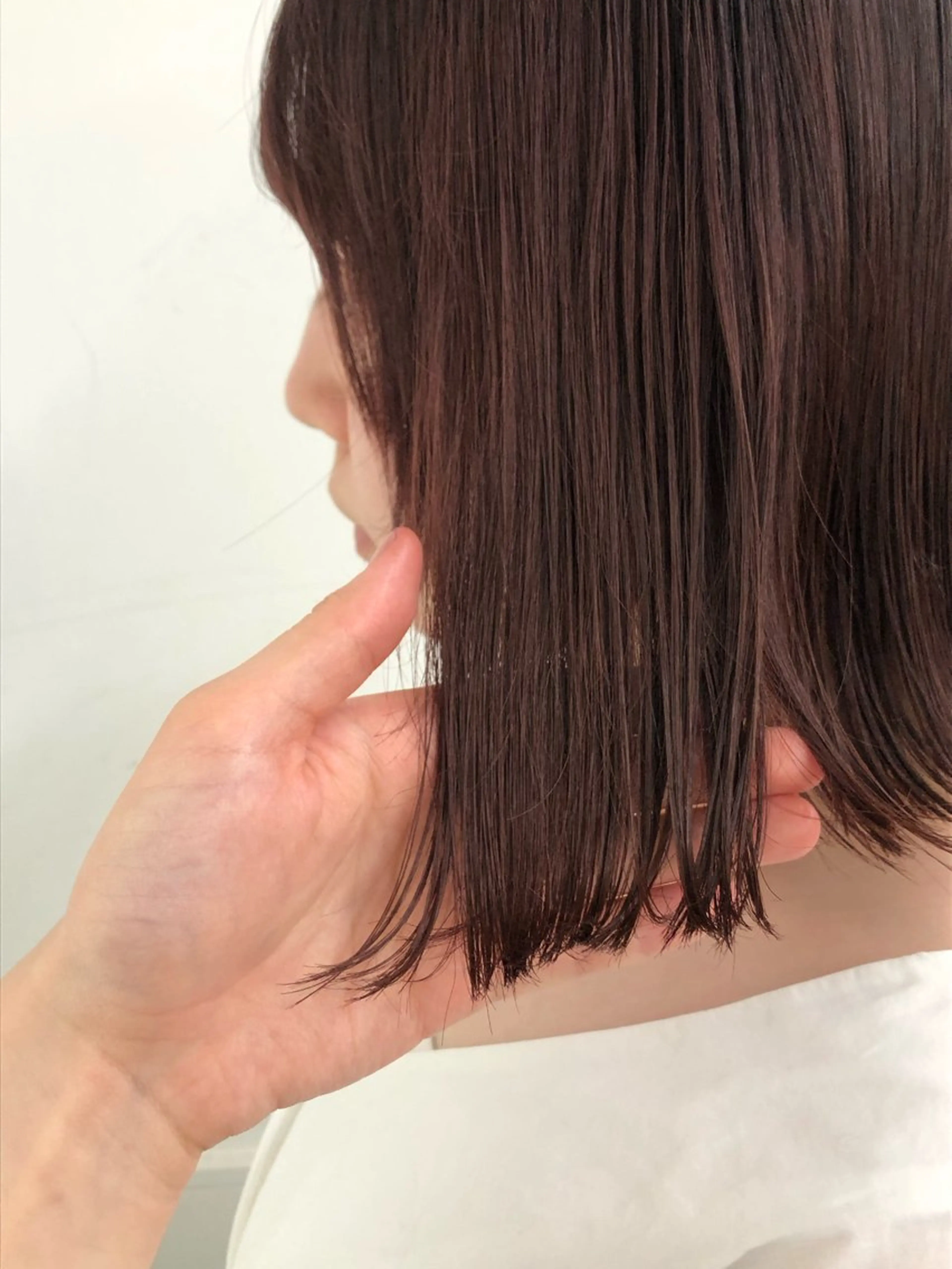 カラー ヘアカラー ミルクティーベージュ /レイヤー/セイナのヘアスタイル