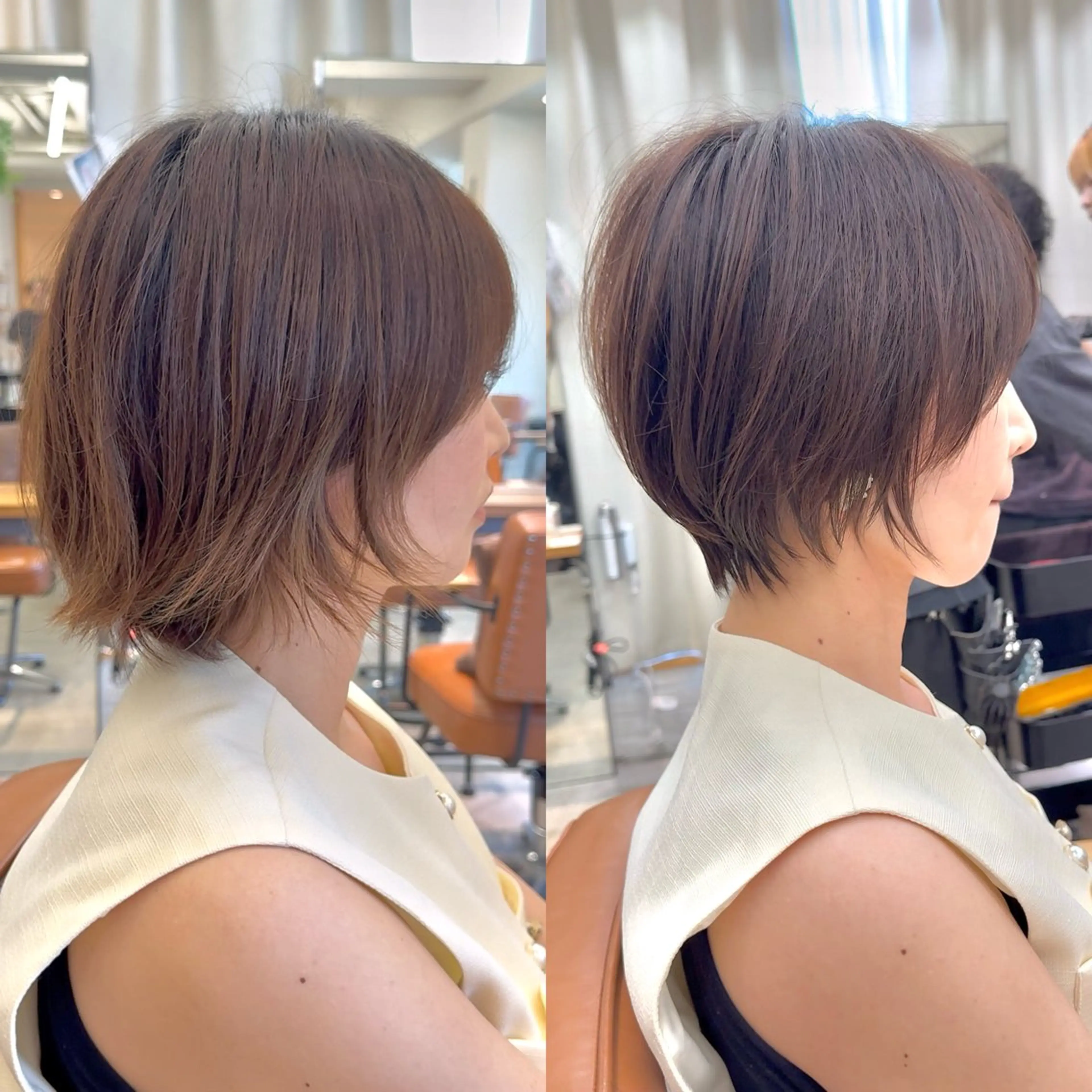 ショート 🌈銀座、ボブ ショート🌈にっしーのヘアスタイル