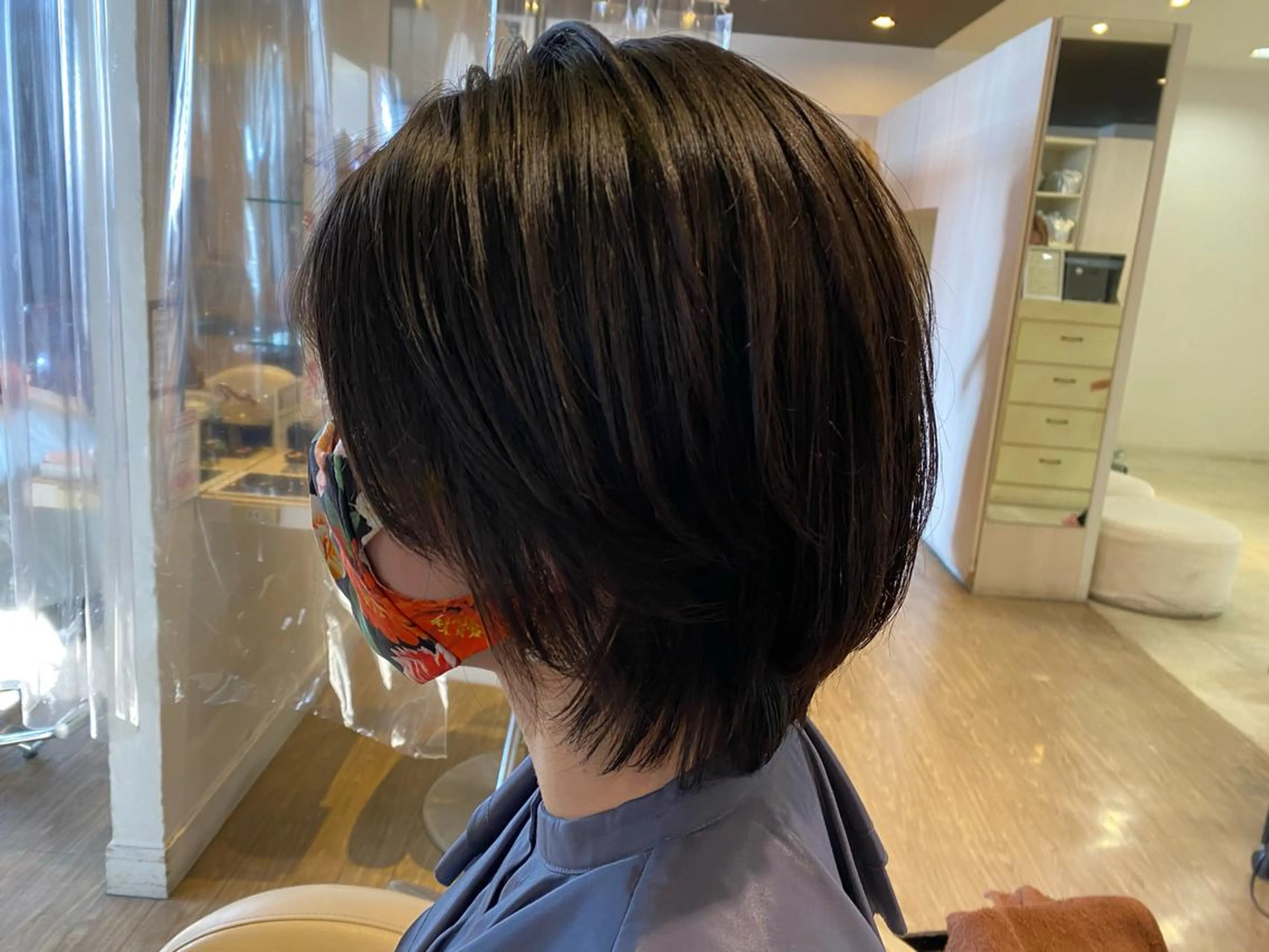 ショート 髪質改善/マツエク垢 抜け透明感カラー衣笠のヘアスタイル