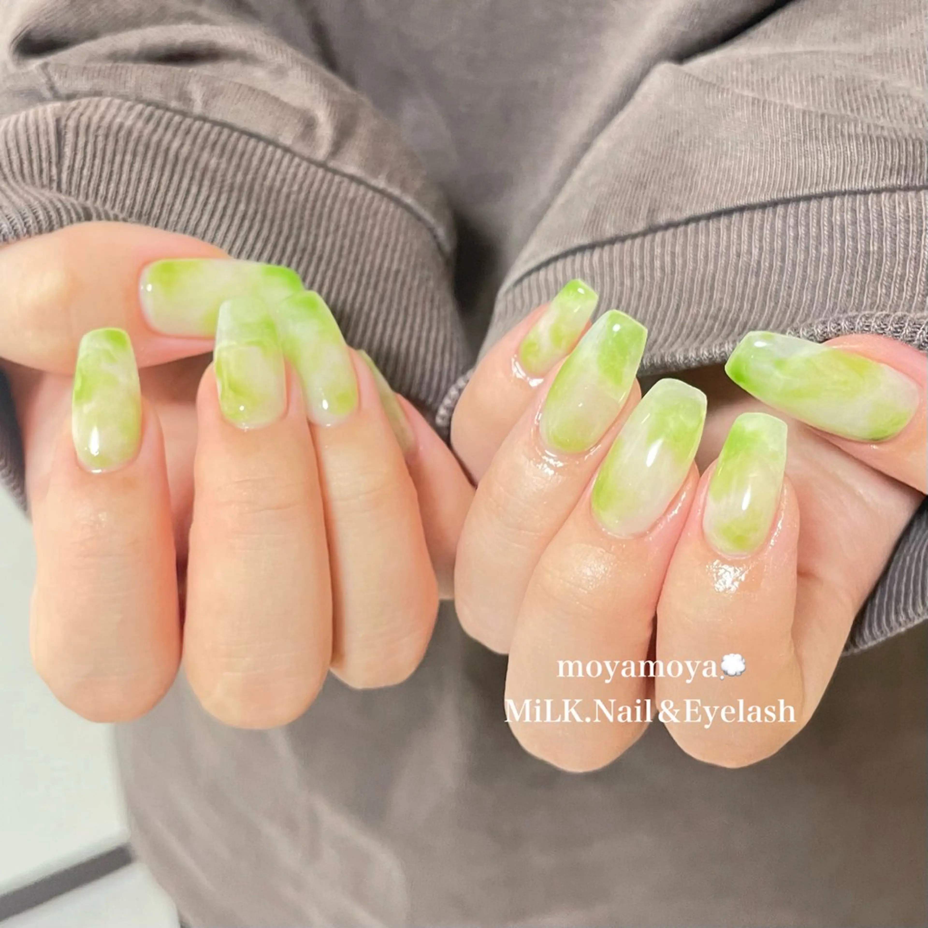 ネイル シンプルネイル ハンドネイル MiLK.   Nail&Eyelash所属・MiLK. wakaのマツエク・マツパデザイン