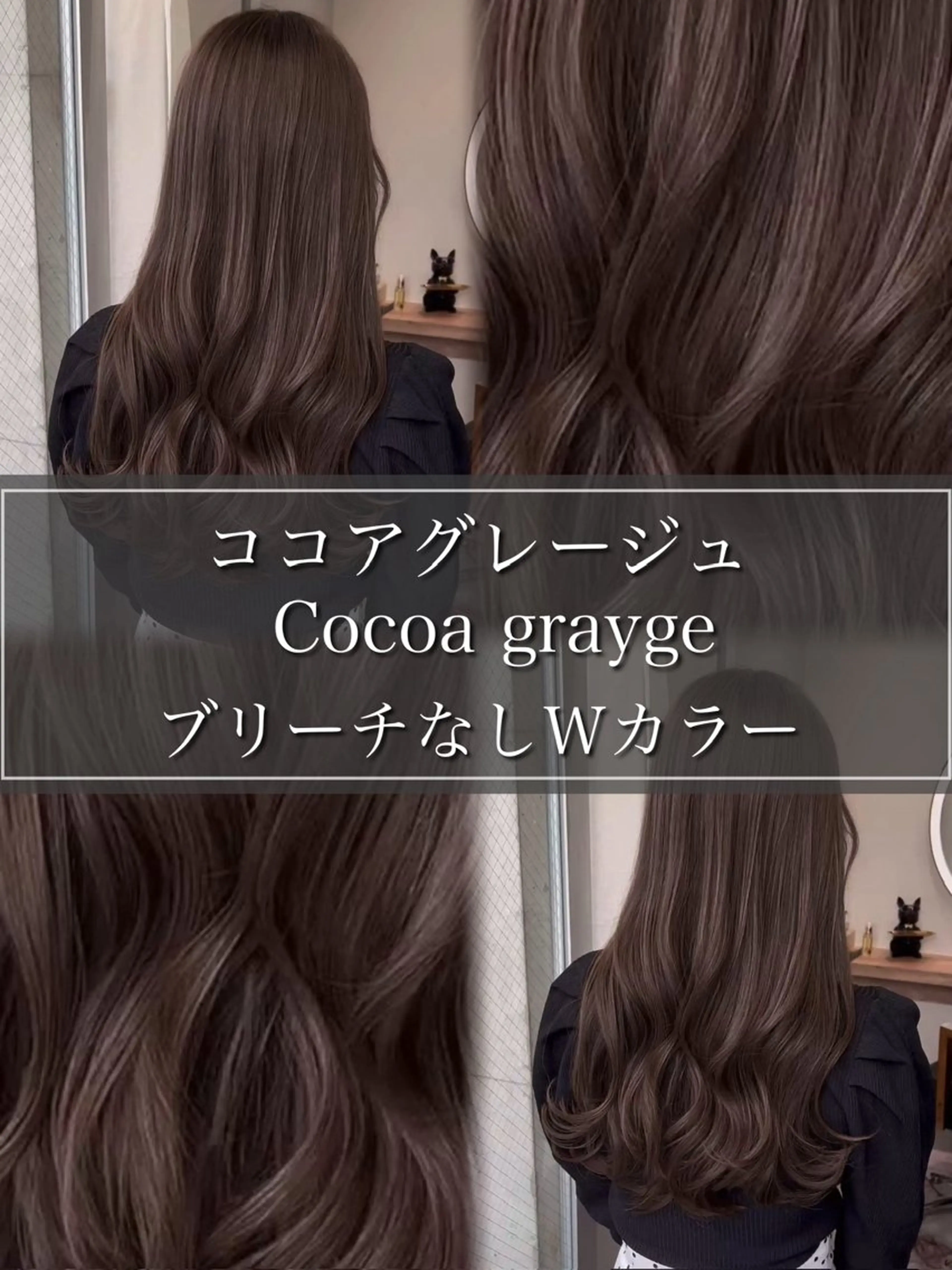 カラー ヘアカラー 似合わせレイヤー🪽 グレージュ🪽のあのヘアスタイル