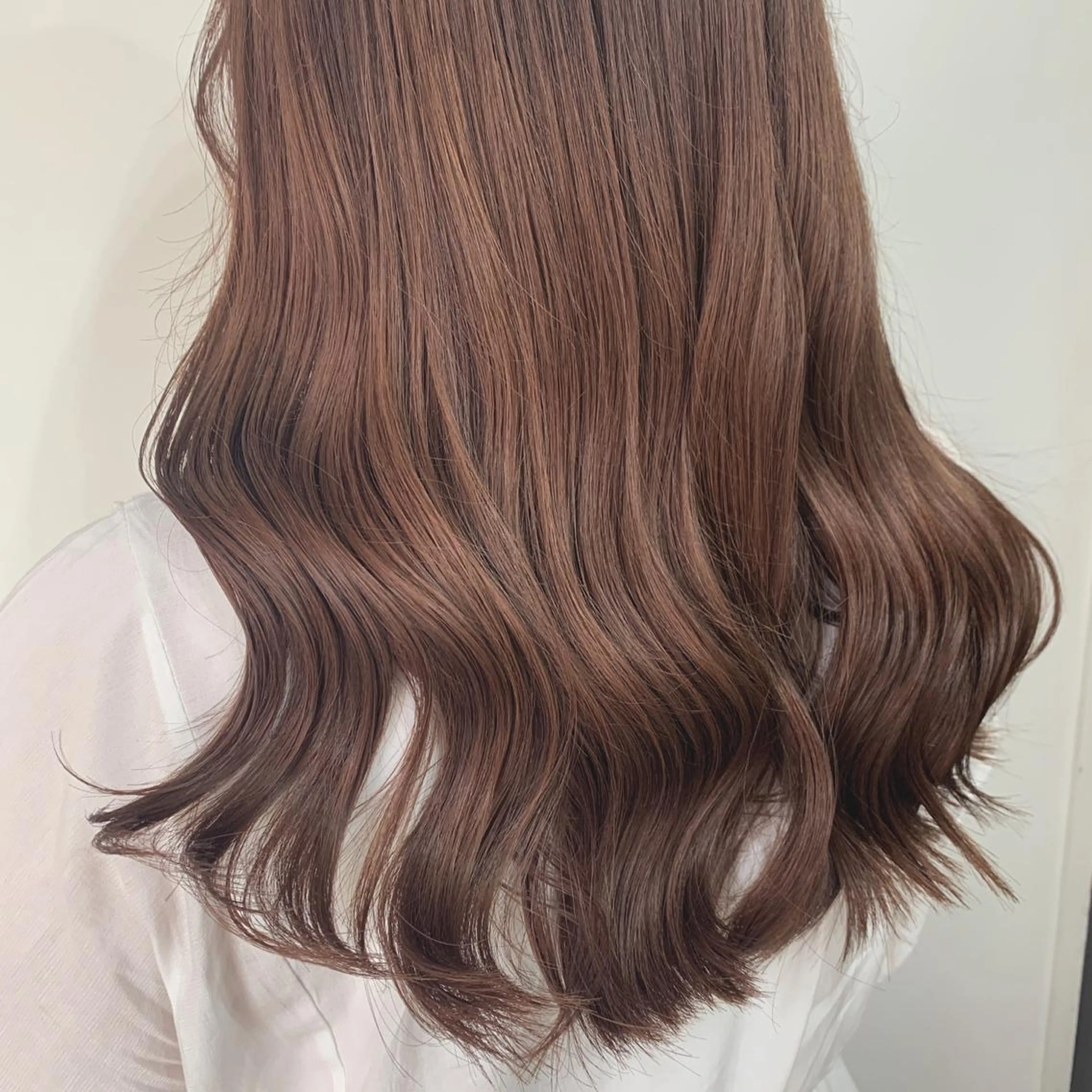 セミロング カラー ヘアカラー トリートメント HARUKA韓国ヘア /Luana梅田のヘアスタイル