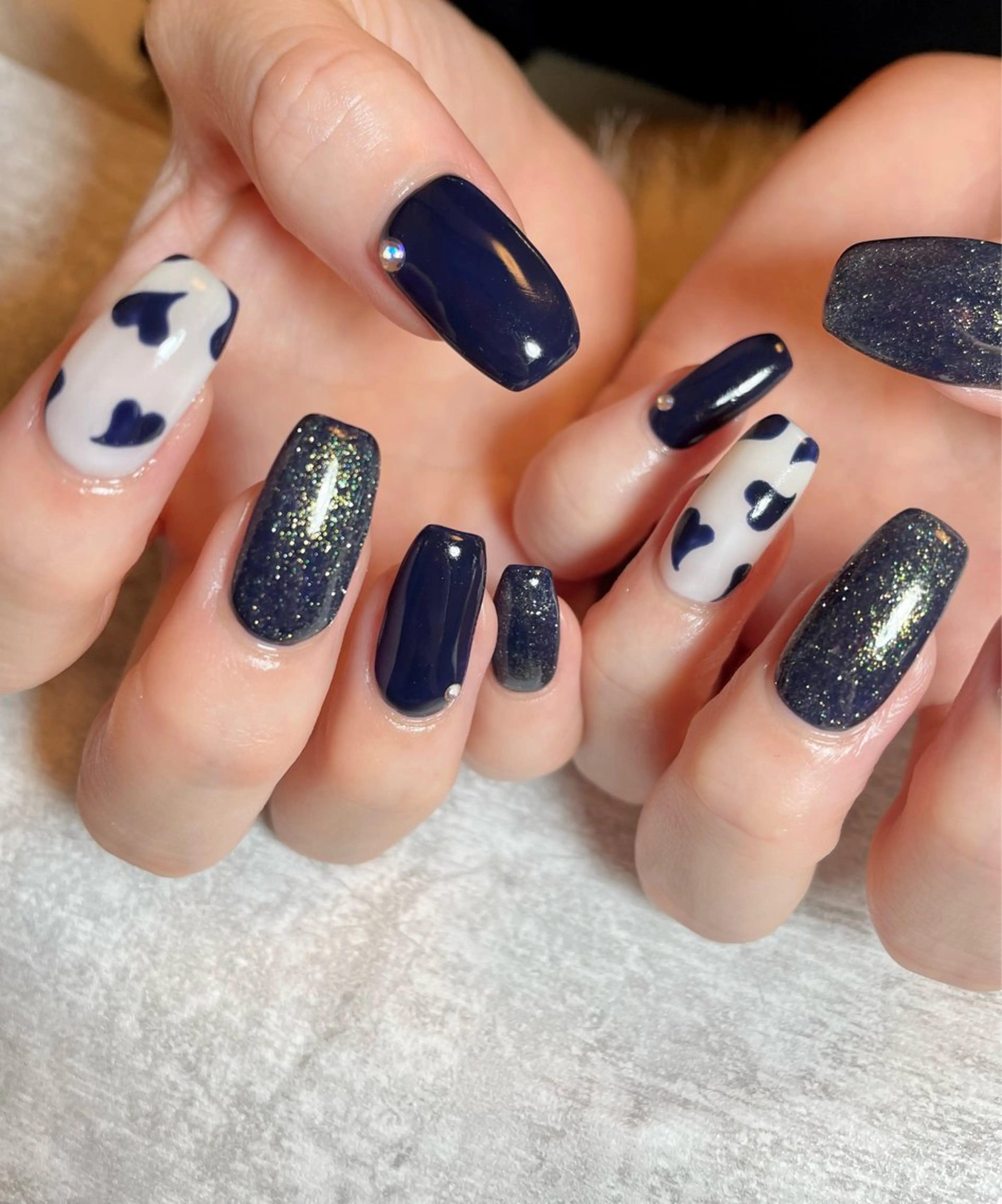 ネイル ハート 持ち込み バレンタイン BEAUTY GARDEN nail &Eyelash所属・nana .のネイルデザイン