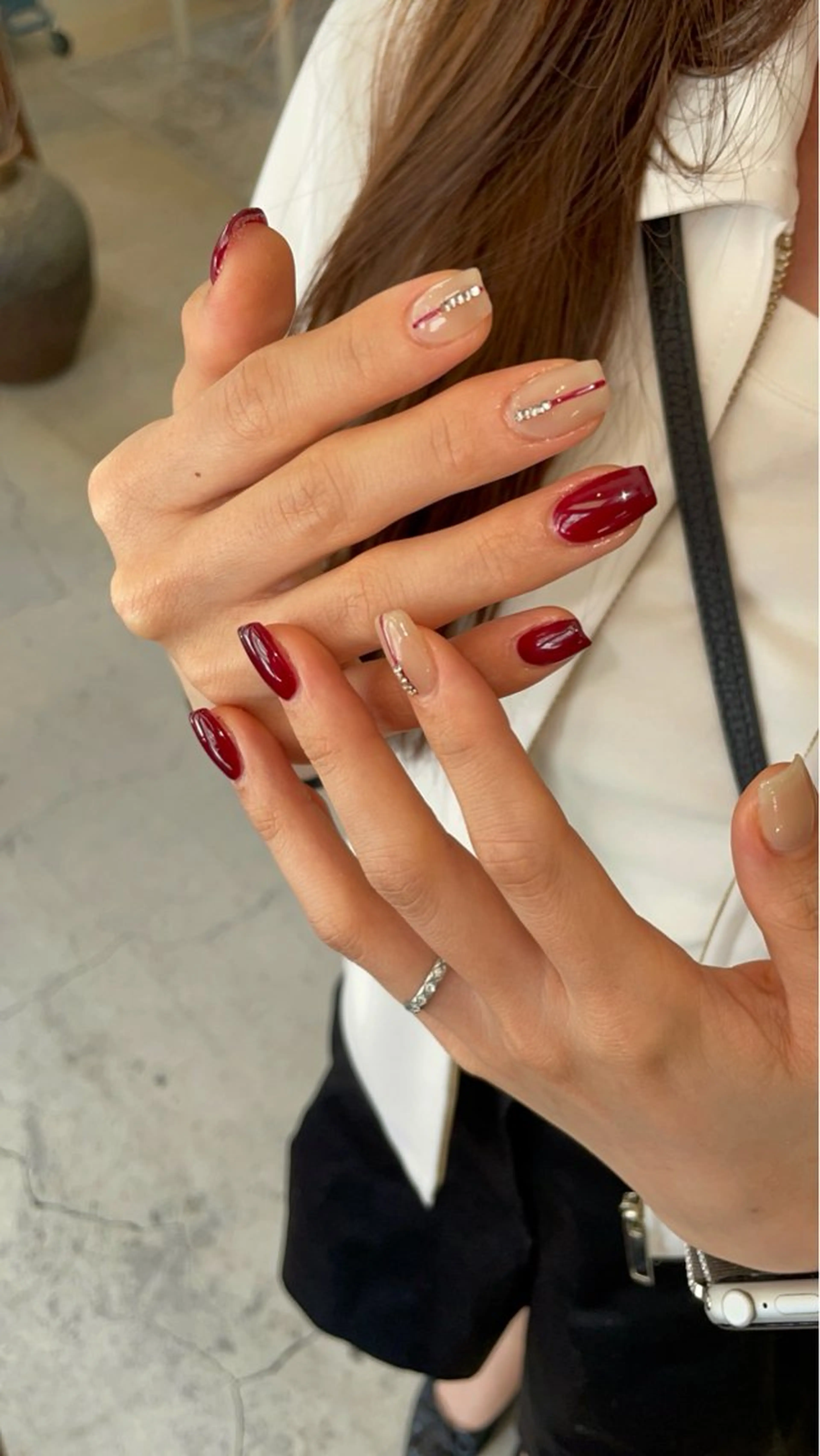 ネイル 長さ出し vie beauty salon所属・vie erikaのネイルデザイン