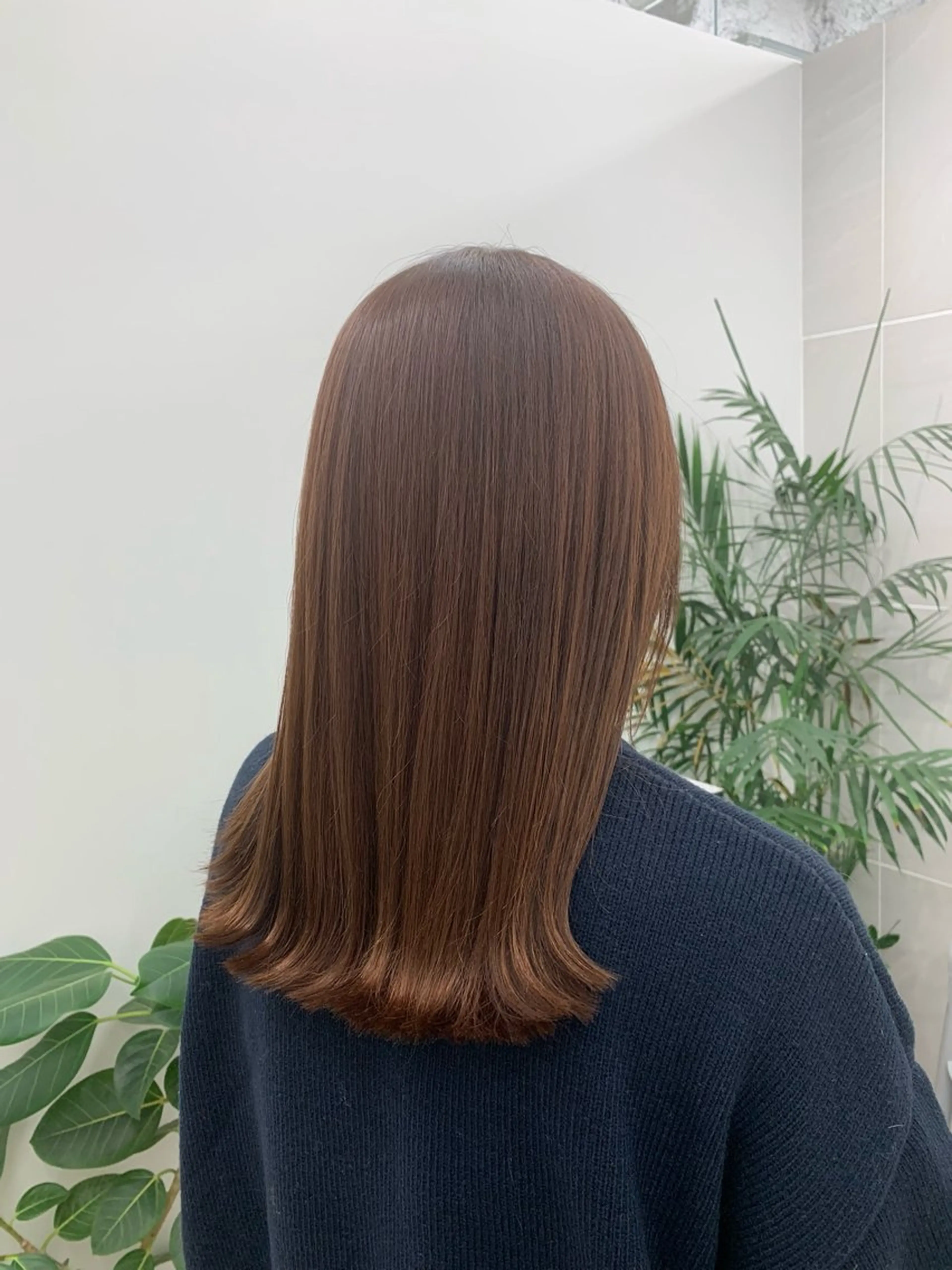 セミロング カラー ブラウンカラー 本格ヘッドスパ🌿 ×ヘア　佐藤のヘアスタイル