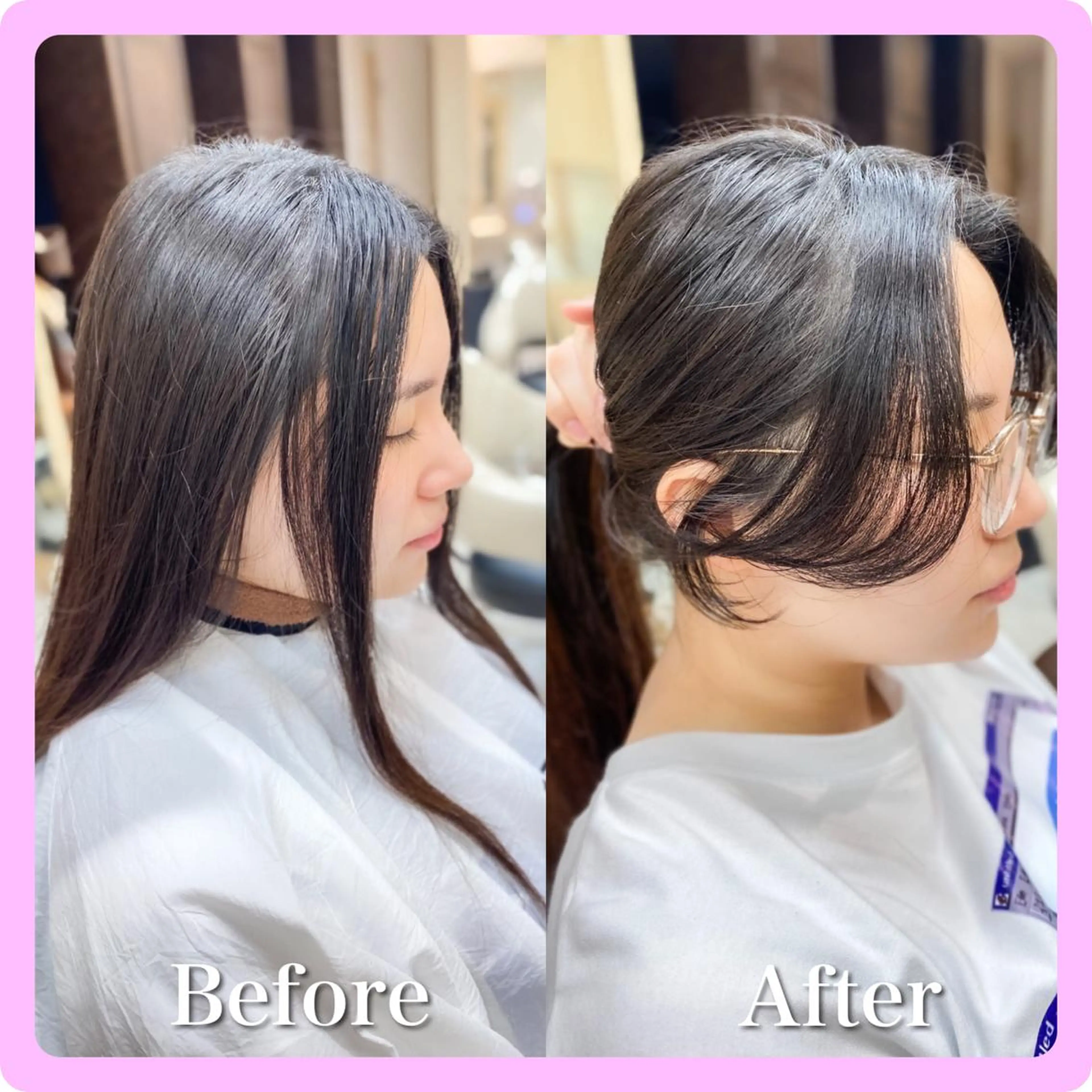 ロング おくれ毛 韓国ヘア🤍 NATSUNEのヘアスタイル