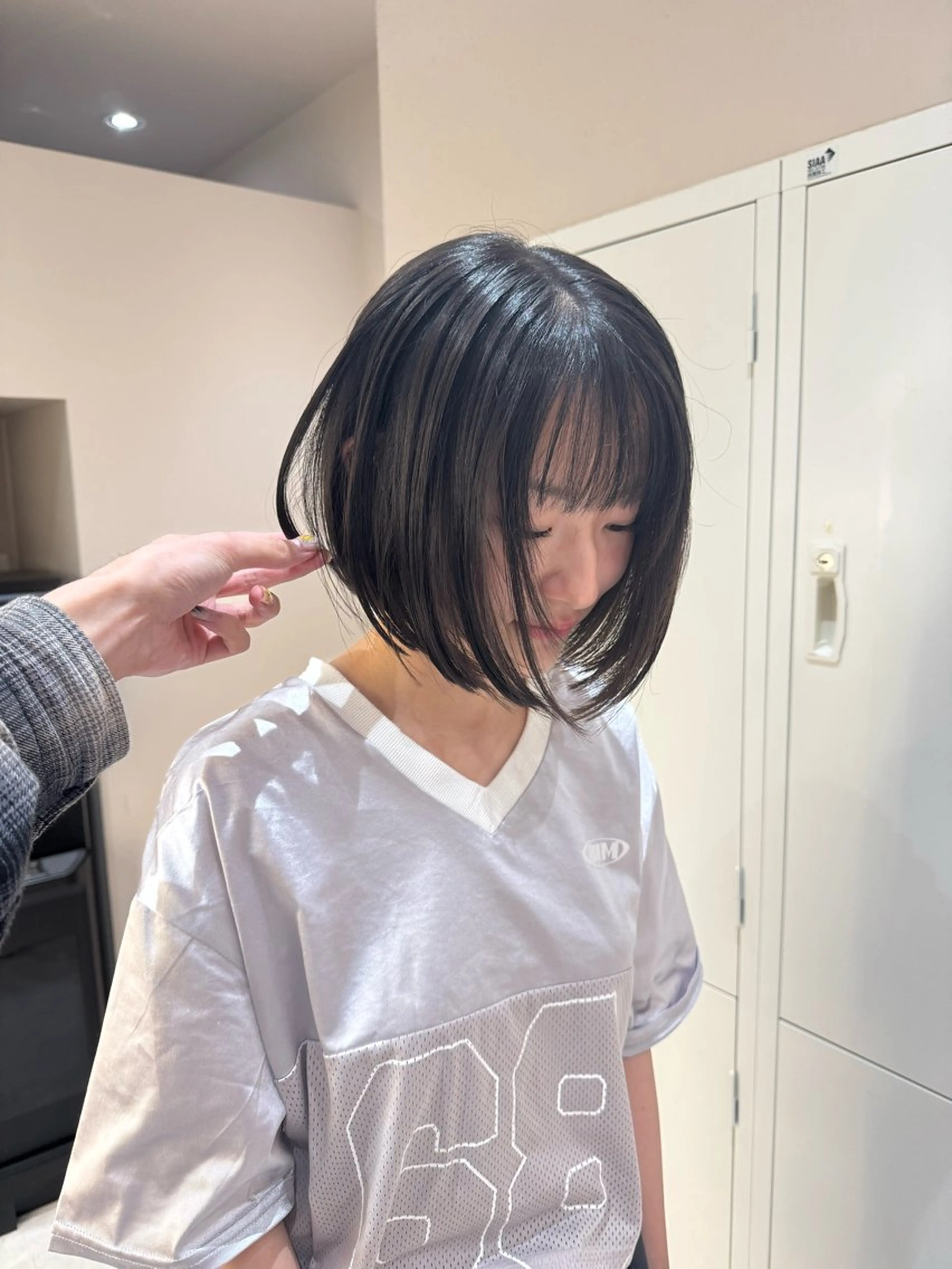 【ボブにしたい方限定】レディースカット＋ワンカラー　U24限定の写真