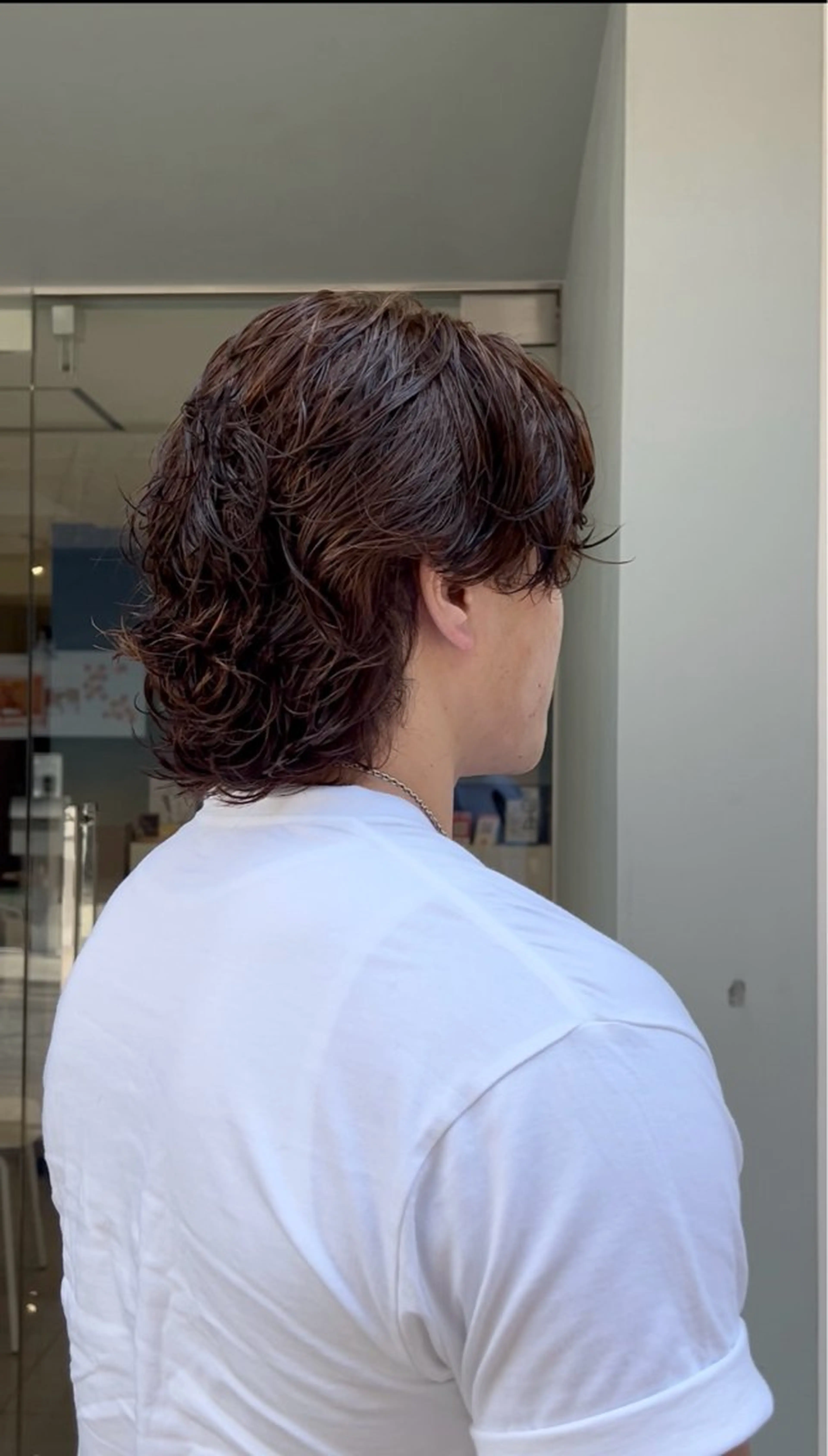 メンズ カット パーマ ナカオ ルリカ🫶のヘアスタイル