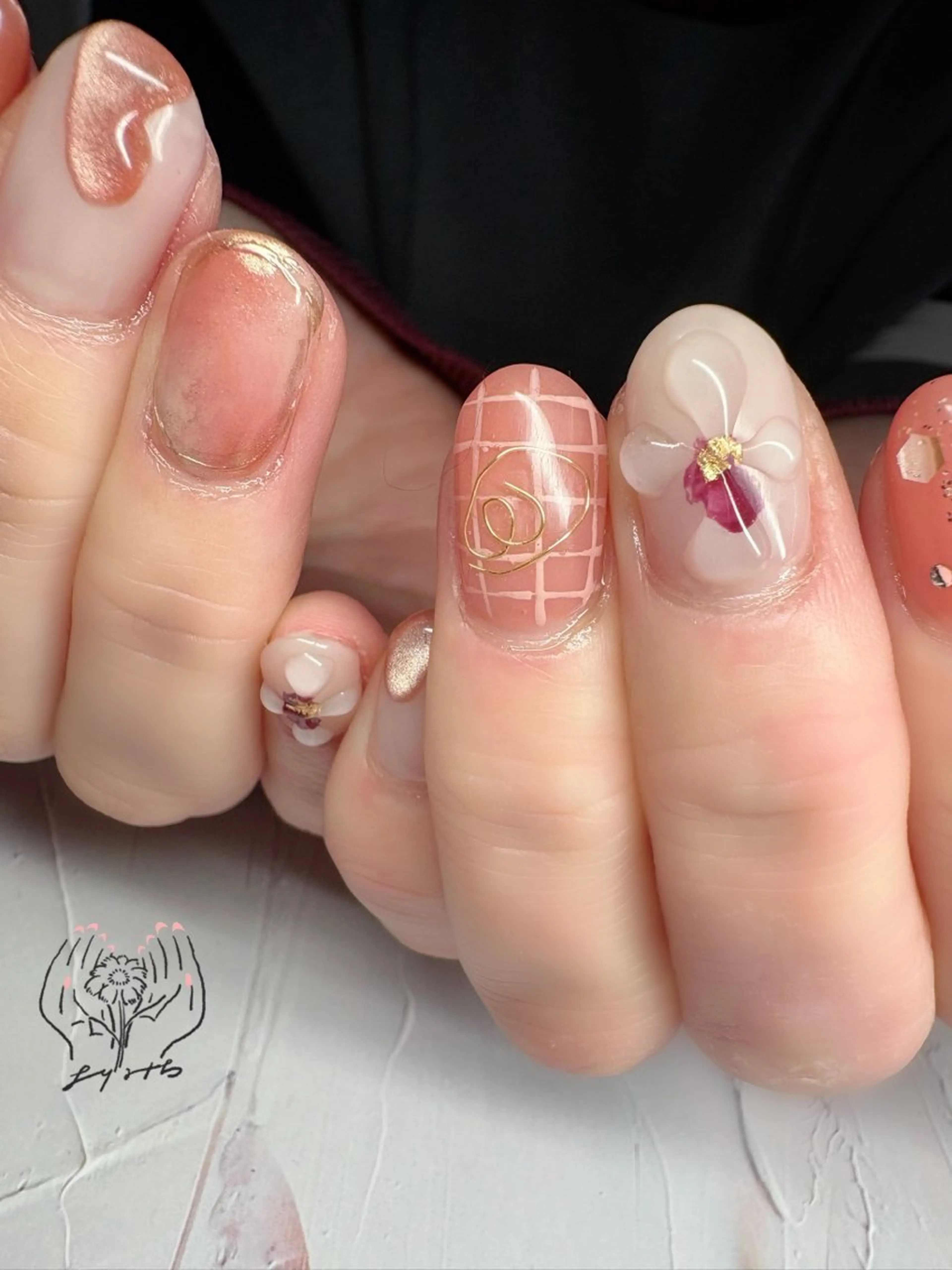ネイル ハンドネイル フットネイル よりみち ネイルのネイルデザイン