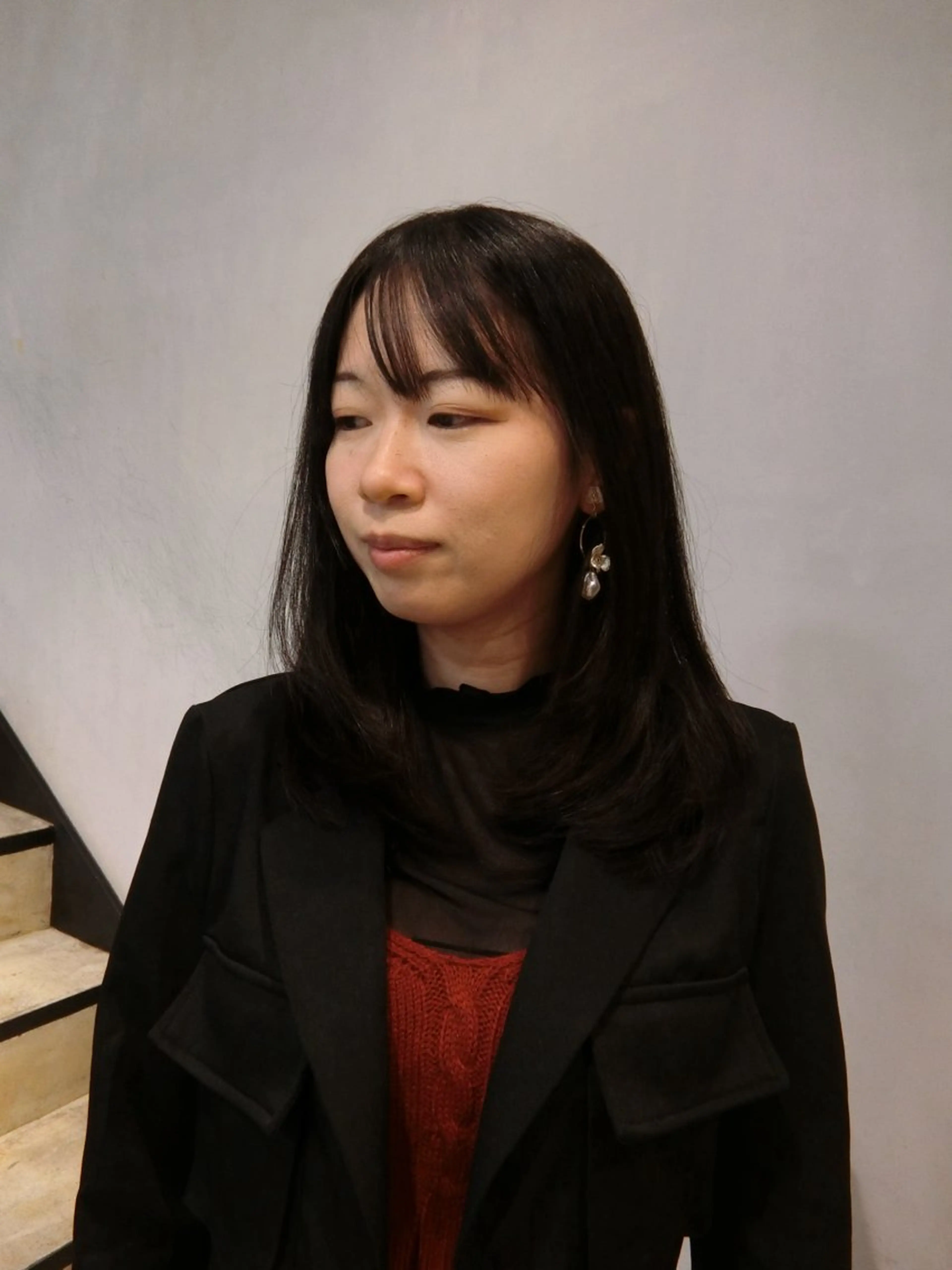 セミロング レイヤーカットモデル irohaのヘアスタイル