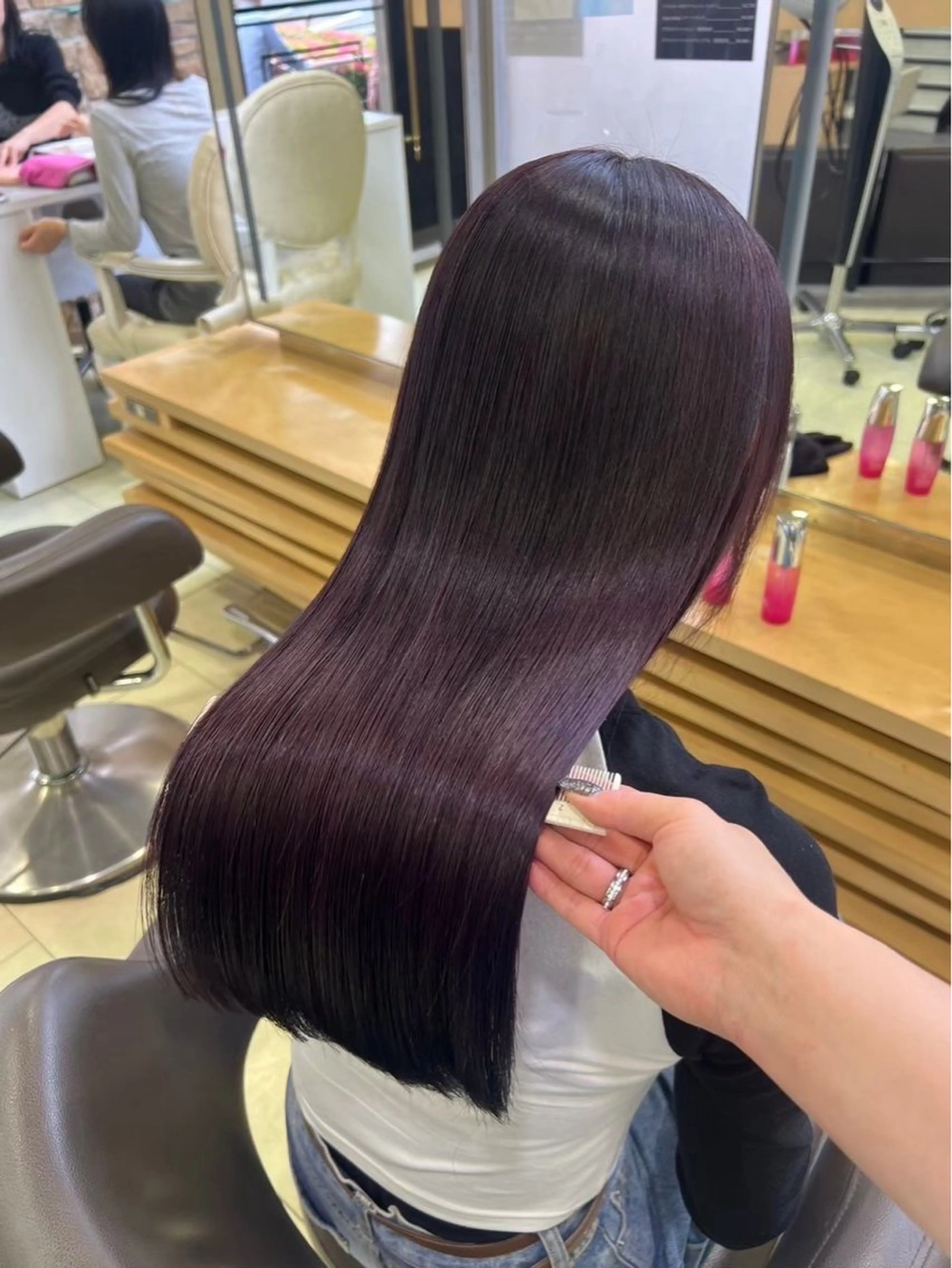 ロング 🫧ジュンエイ/カラ ーモデル募集中🫧のヘアスタイル