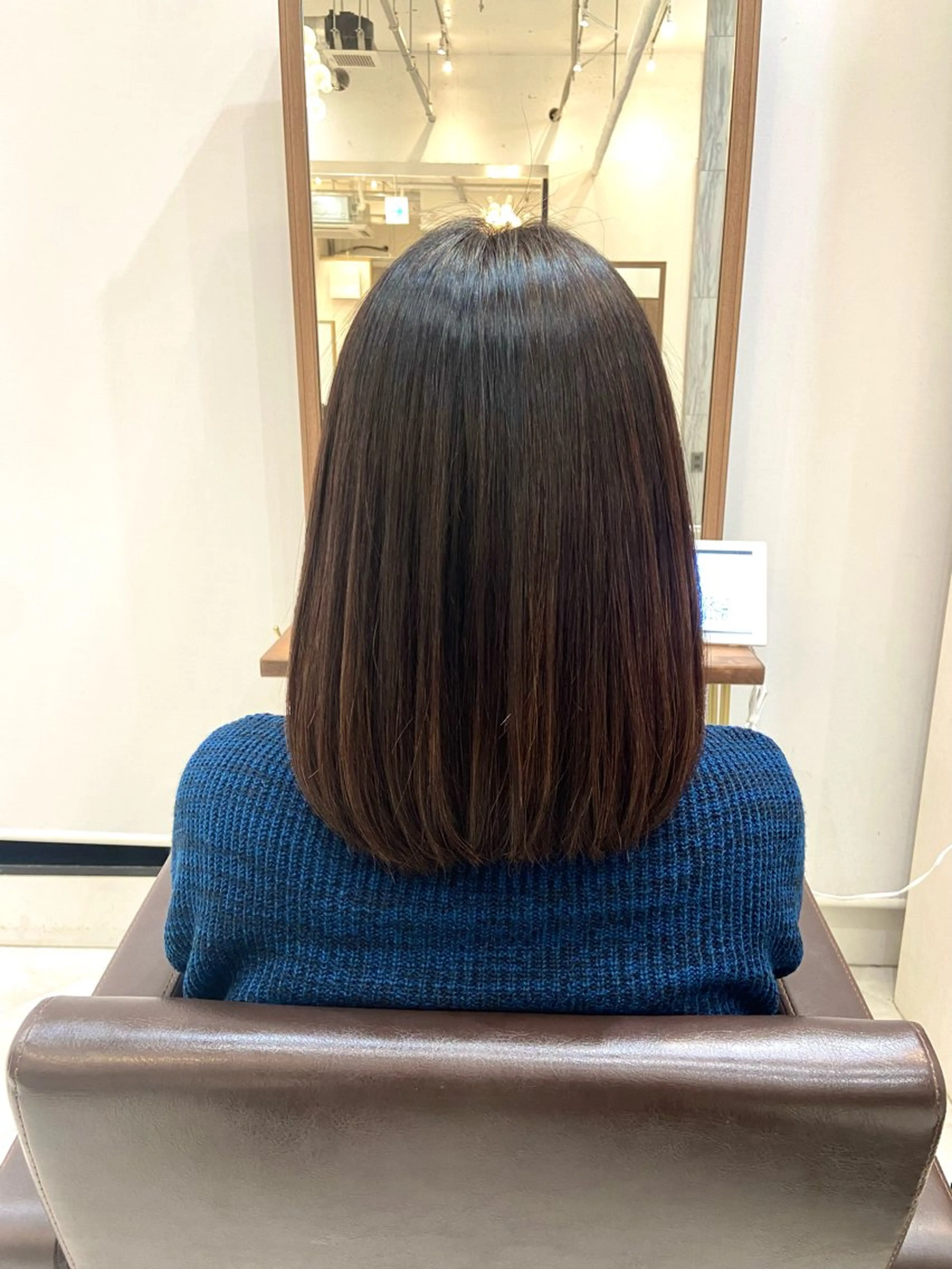 ミディアム 縮毛矯正 REM青葉台所属・REM青葉台 きたじまのヘアスタイル