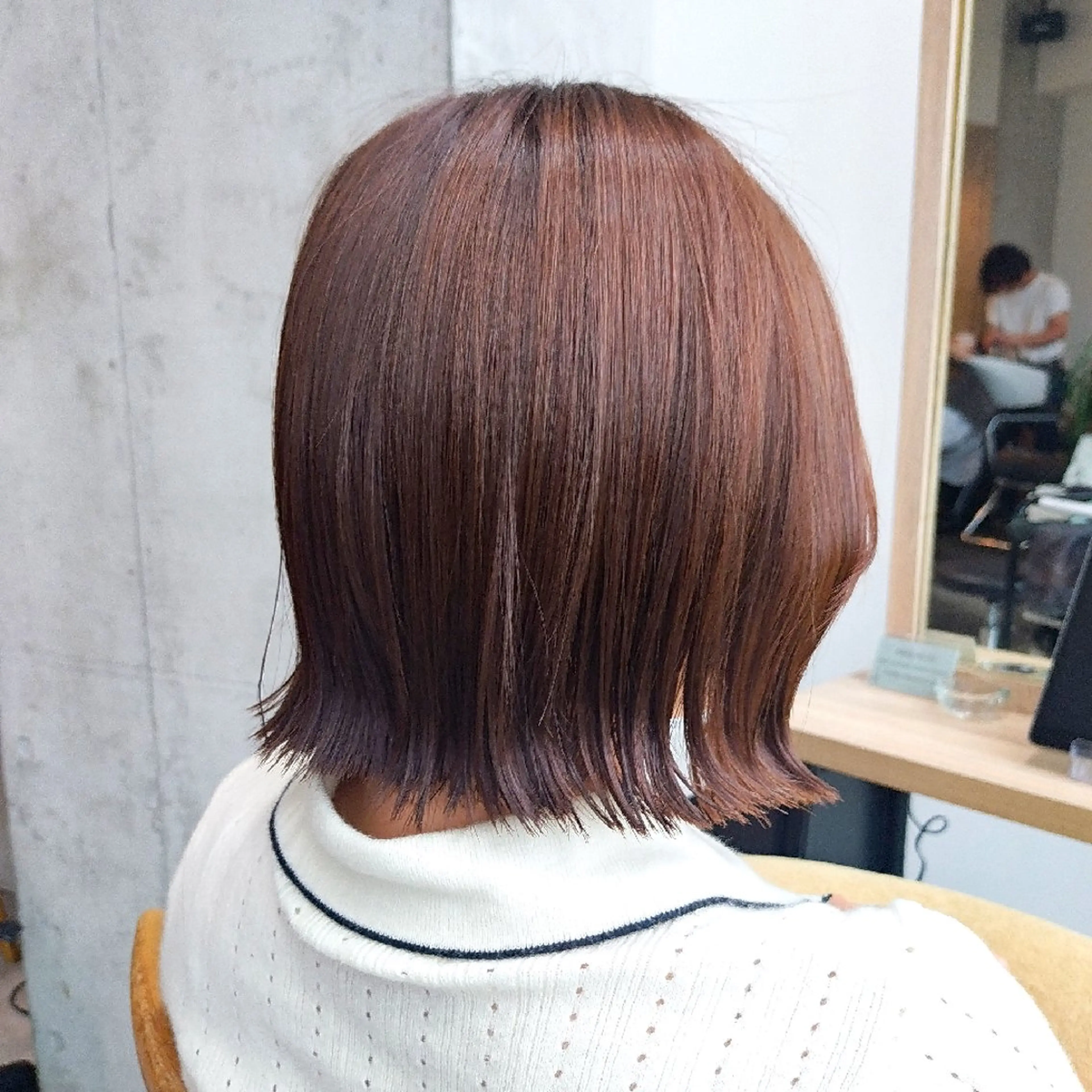 ミディアム カット トリートメント ヘアアレンジ/透明感 カラー/AKARIのヘアスタイル
