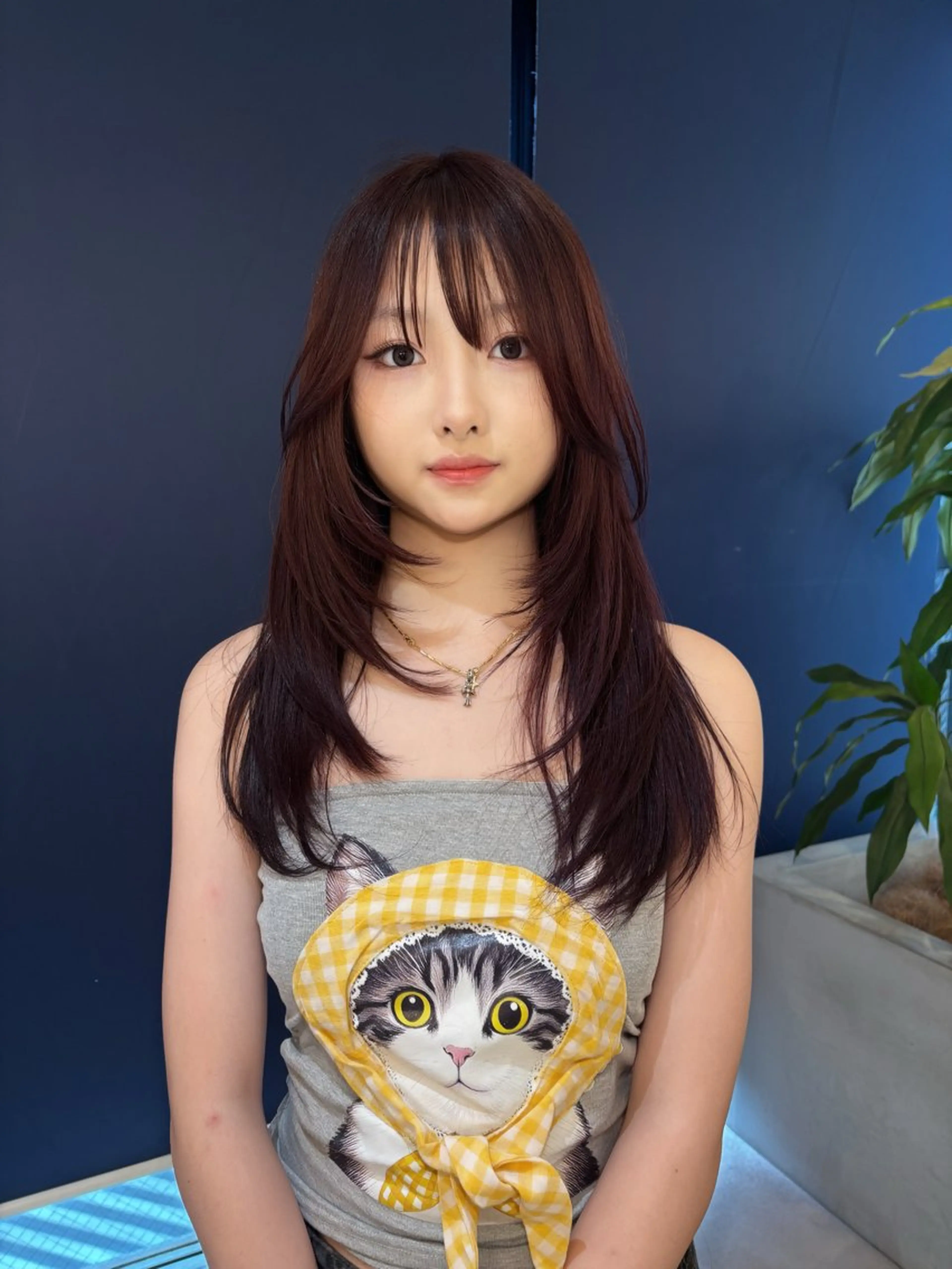 似合わせカット✂️+ケアカラー❣️+超音波クイックトリートメント✨の写真