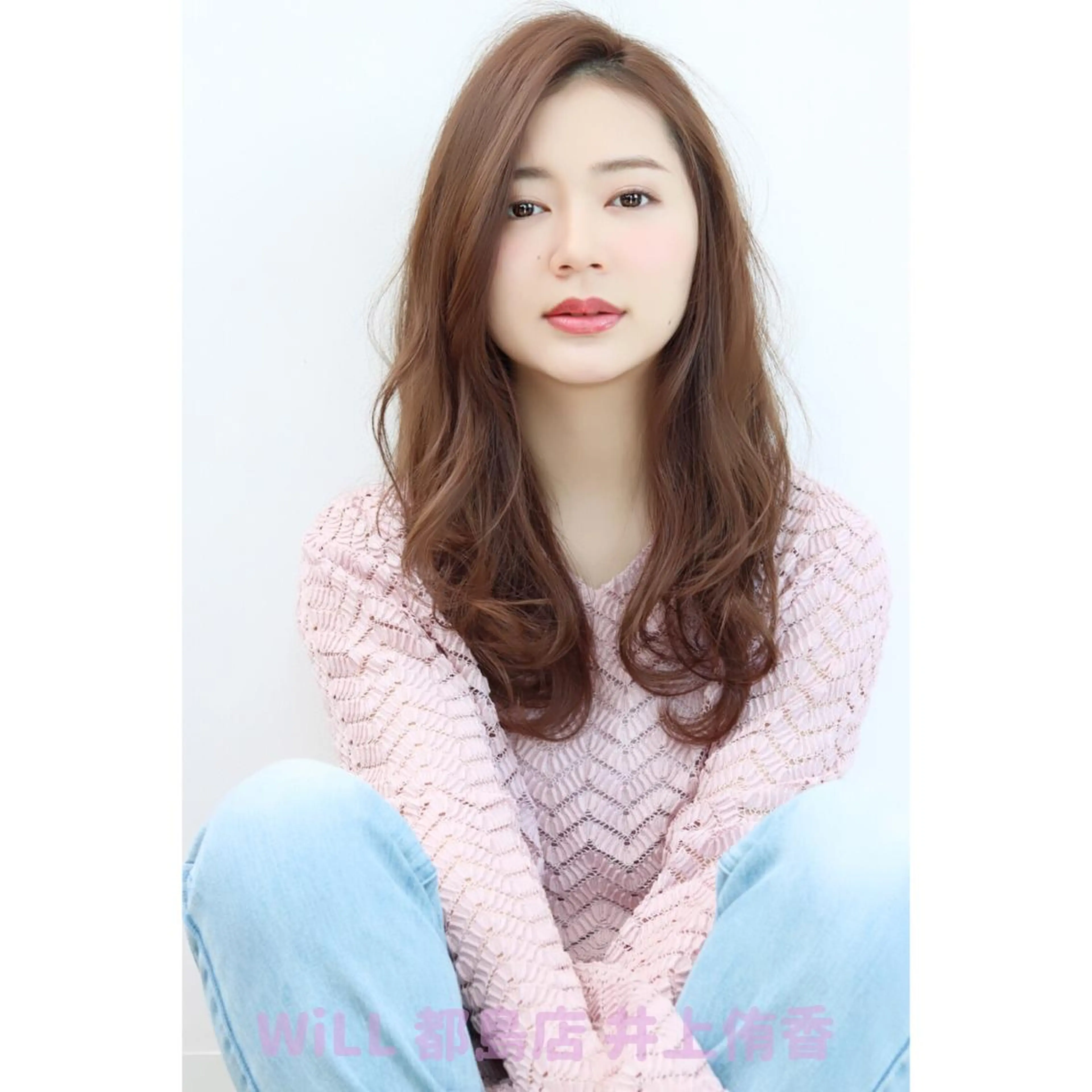 ロング カラー 透明感カラー カット ヘアカラー トリートメント 【WiLL都島】 YUKAのヘアスタイル