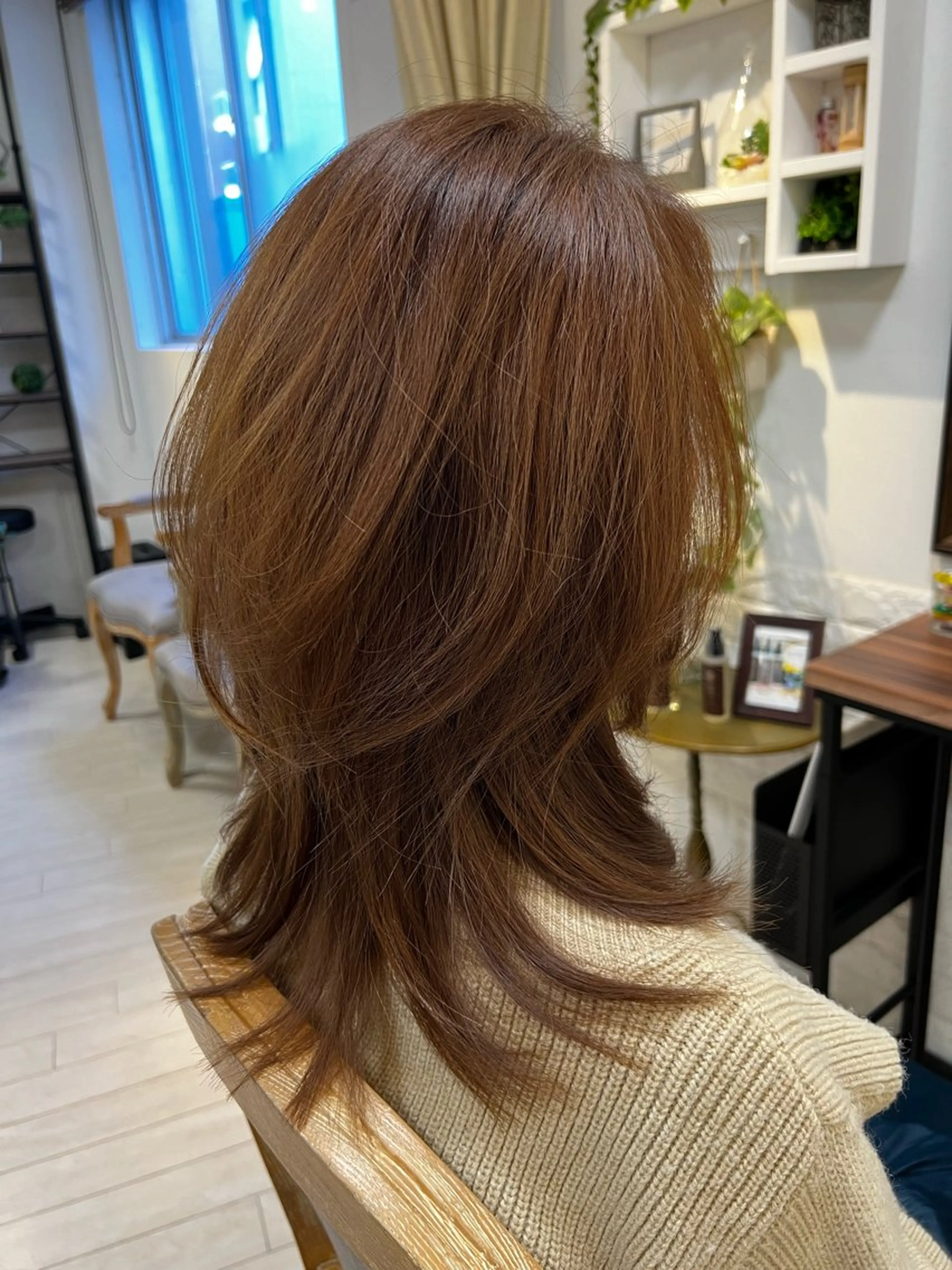 ロング カラー くびれヘア 顔周りカット ロング 着付けアレンジ、スパ 定評あり◎タナカエミの眉毛・アイブロウイメージ