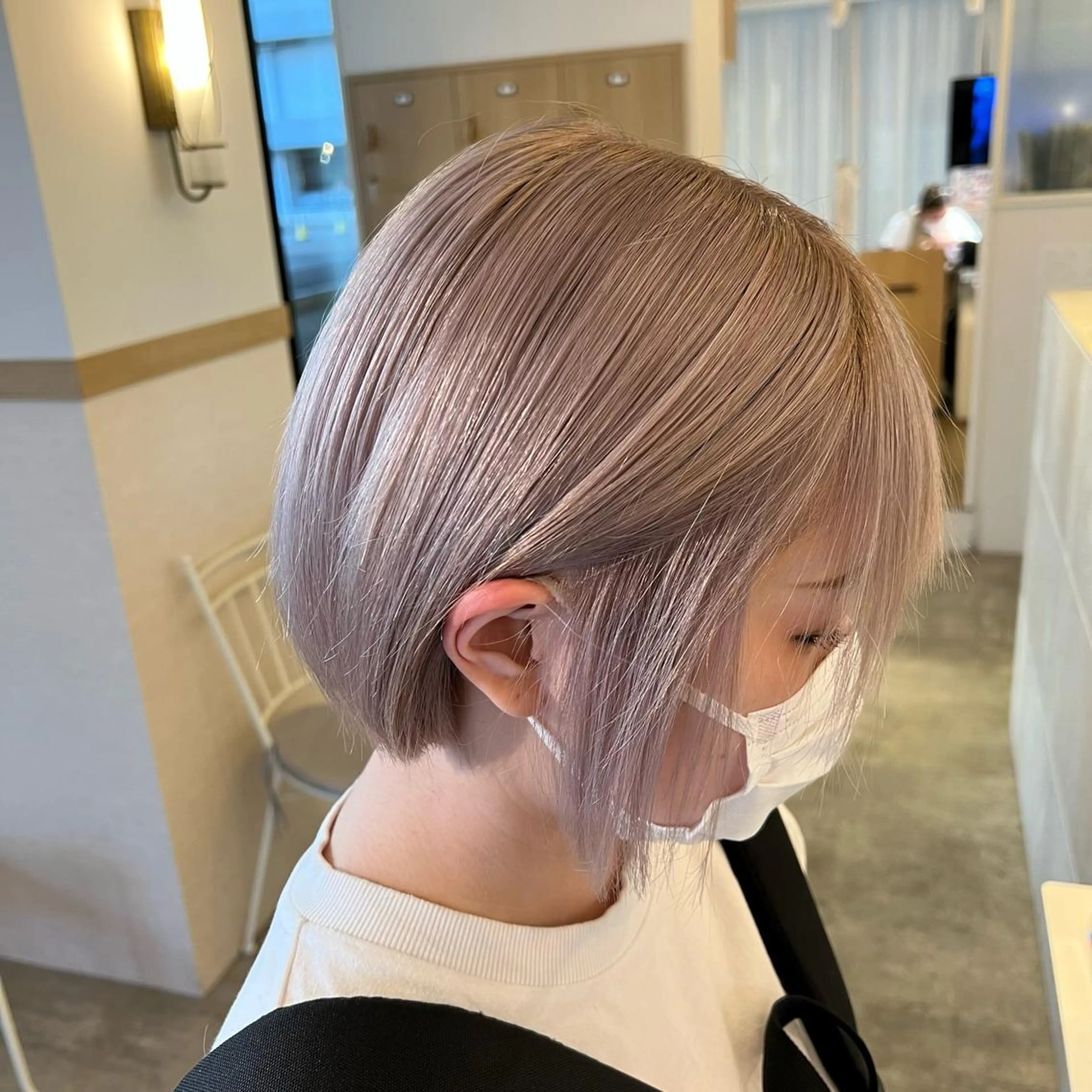 ミディアム カラー ブリーチ 中島 直哉のヘアスタイル