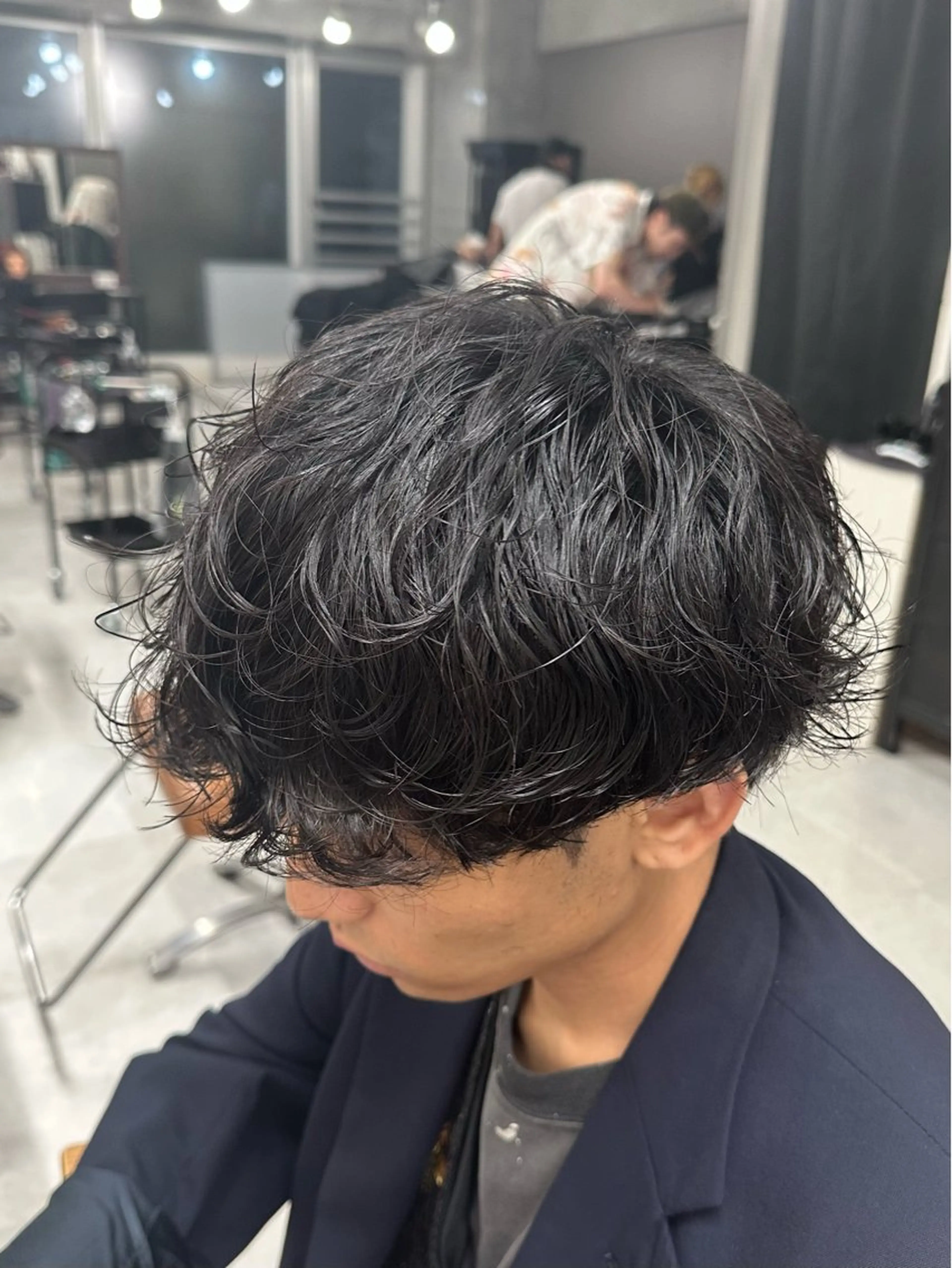 【TikTokでバズり中✨】【学生人気✨】【似合わせカット✨】シャドウパーマ+カットの写真