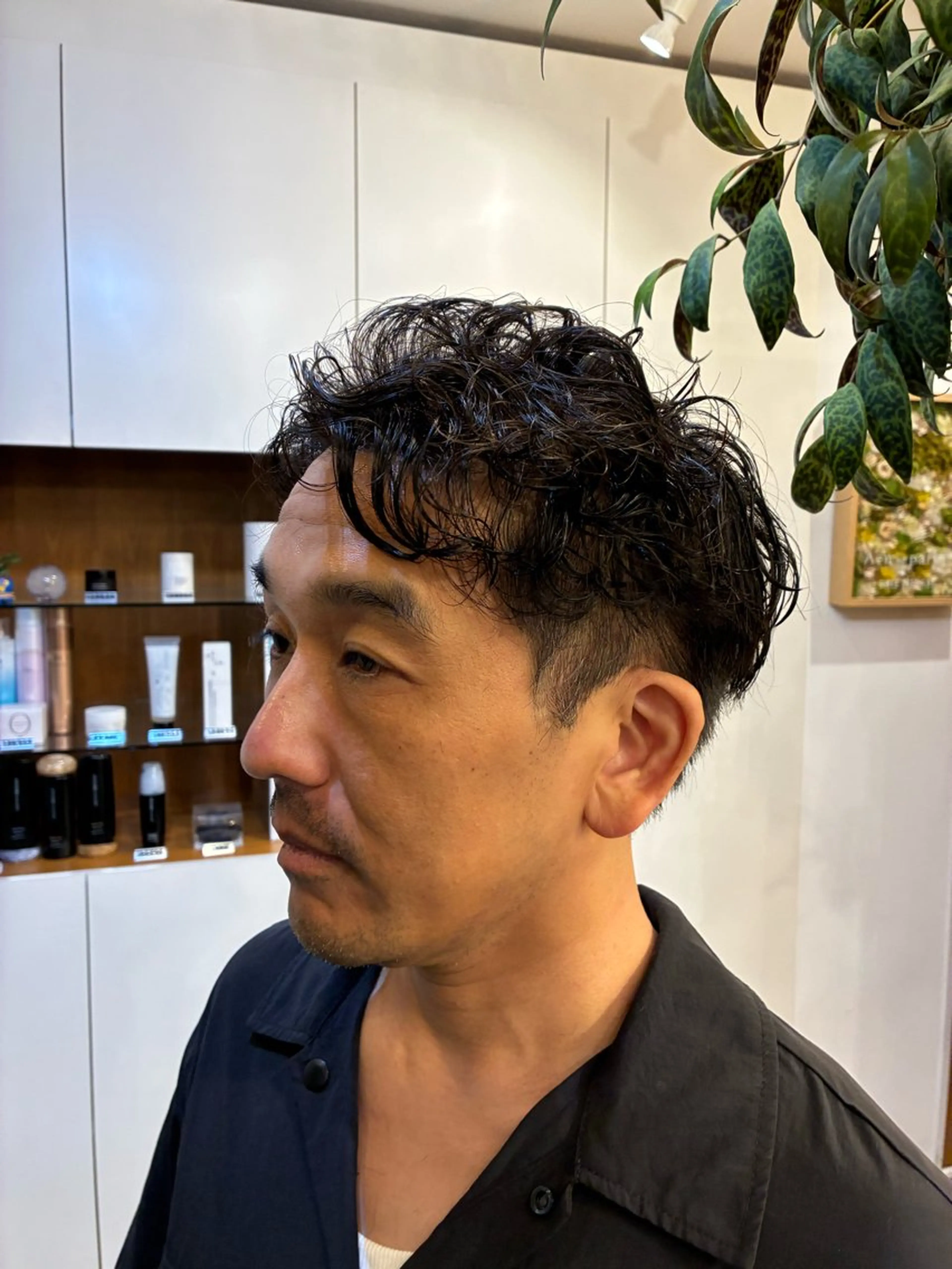 パーマ メンズ カット パーマ aen parlor所属・💐透明感・ツヤ 💐りゅーきのヘアスタイル