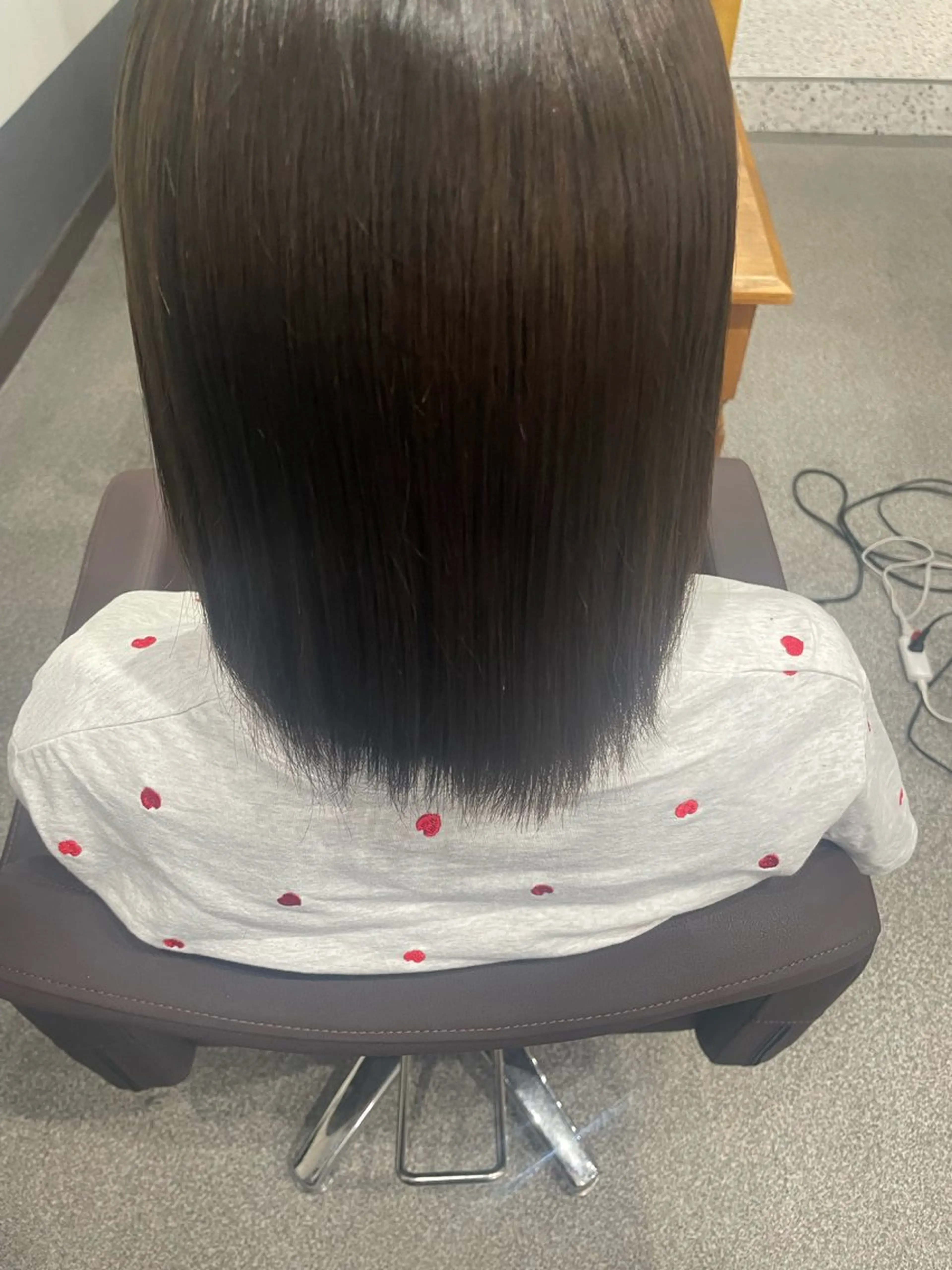 ミディアム カット 縮毛矯正 AYA ♡のヘアスタイル