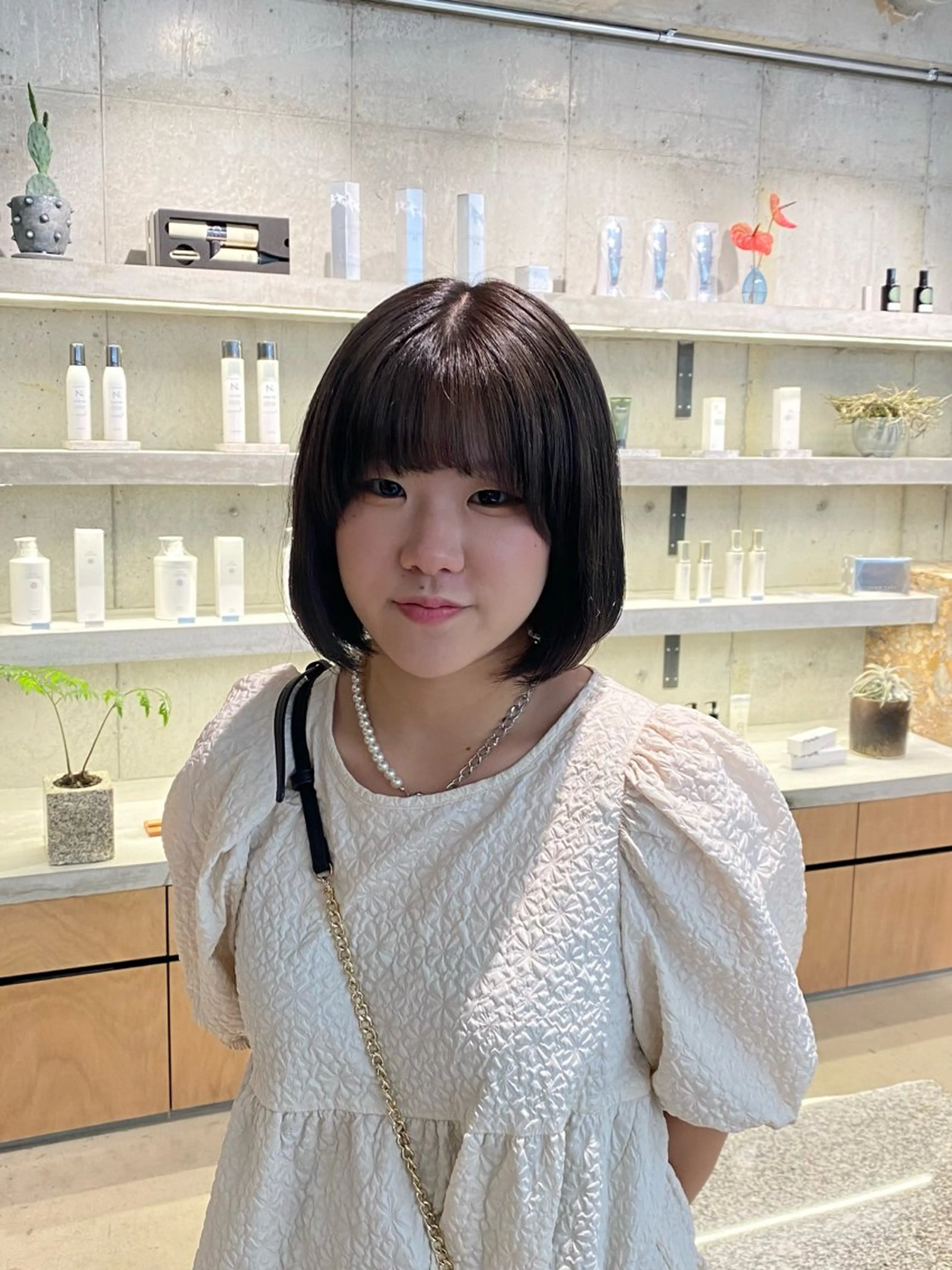 ショート カラー ささき れんのヘアスタイル