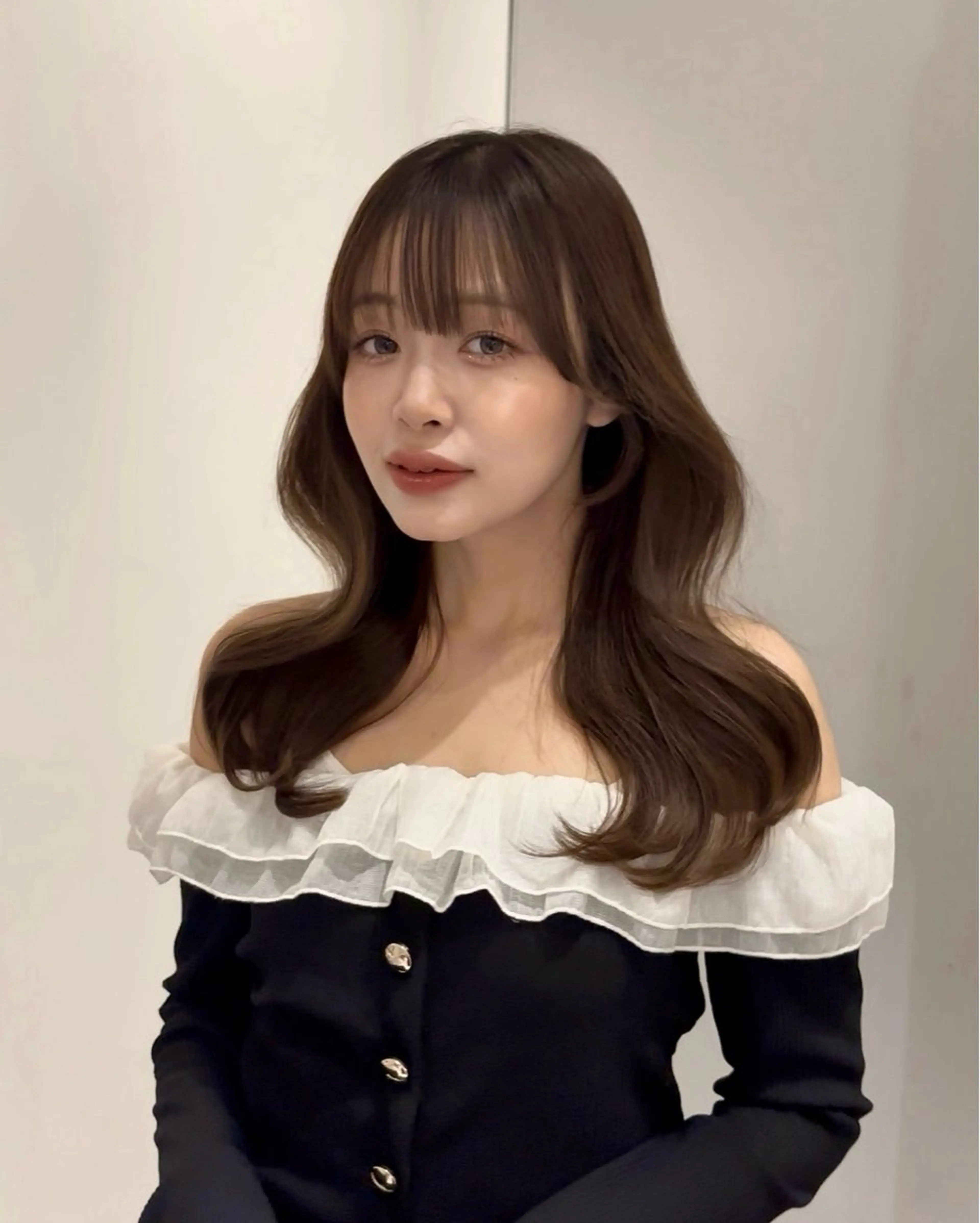 【冬に向けて🤍】ケアカラー🧤＋似合わせカット+艶髪トリートメント.𖥔 ݁の写真