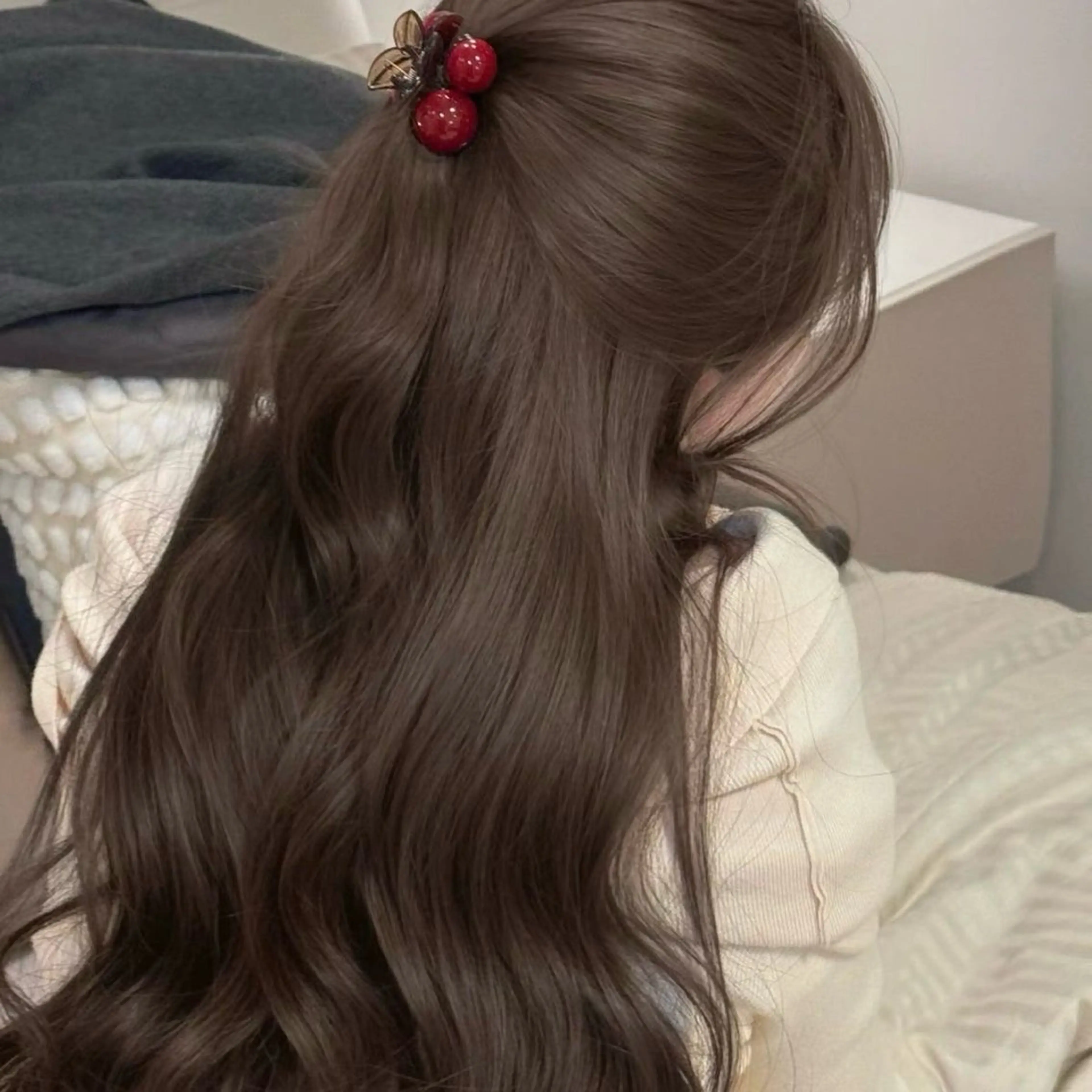 ロング カット ヘアカラー トリートメント 🤍韓国暗髪 レイヤー🤍きょうのヘアスタイル