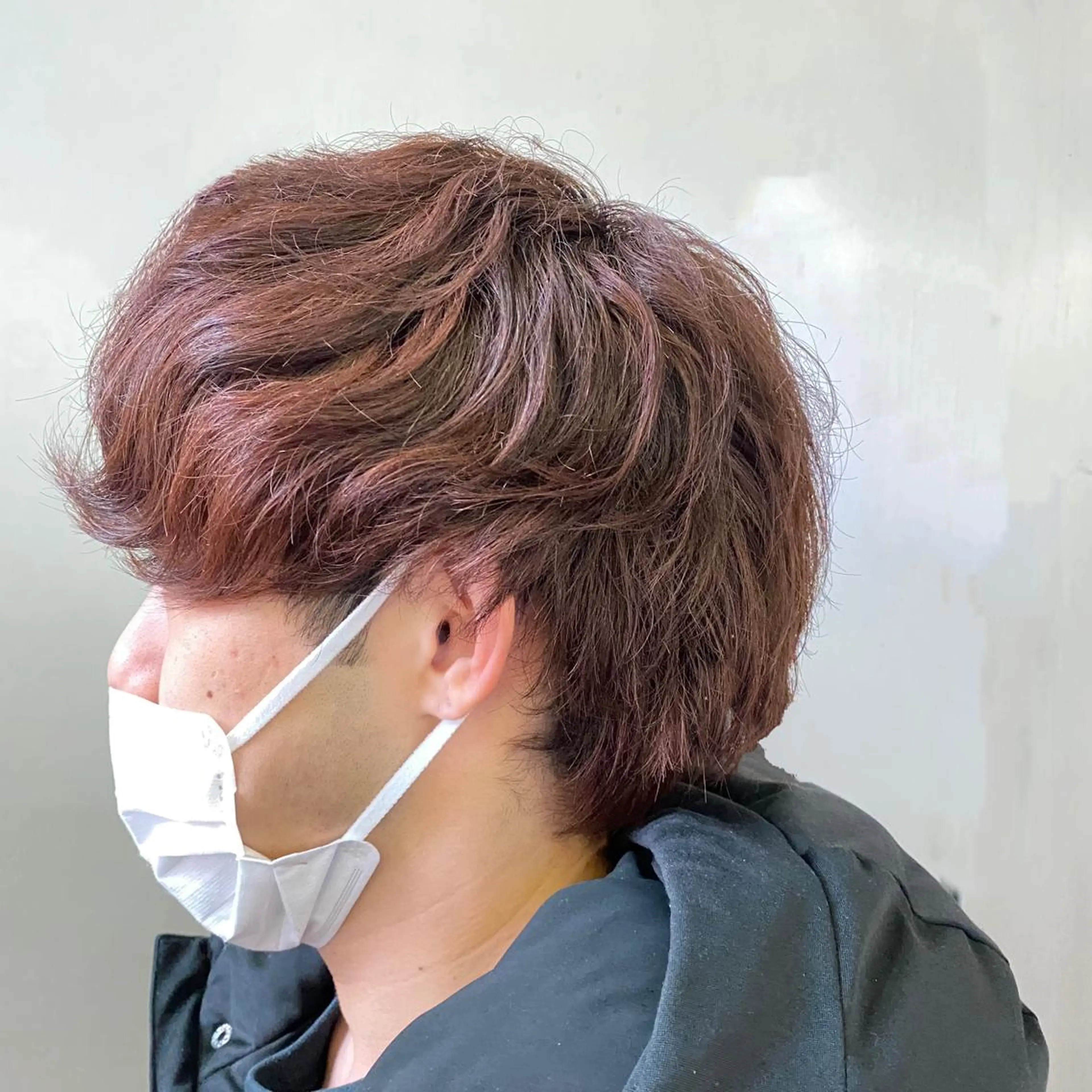 ショート カラー メンズ 銀座骨格診断似合わせ 美容師中島年紀のヘアスタイル