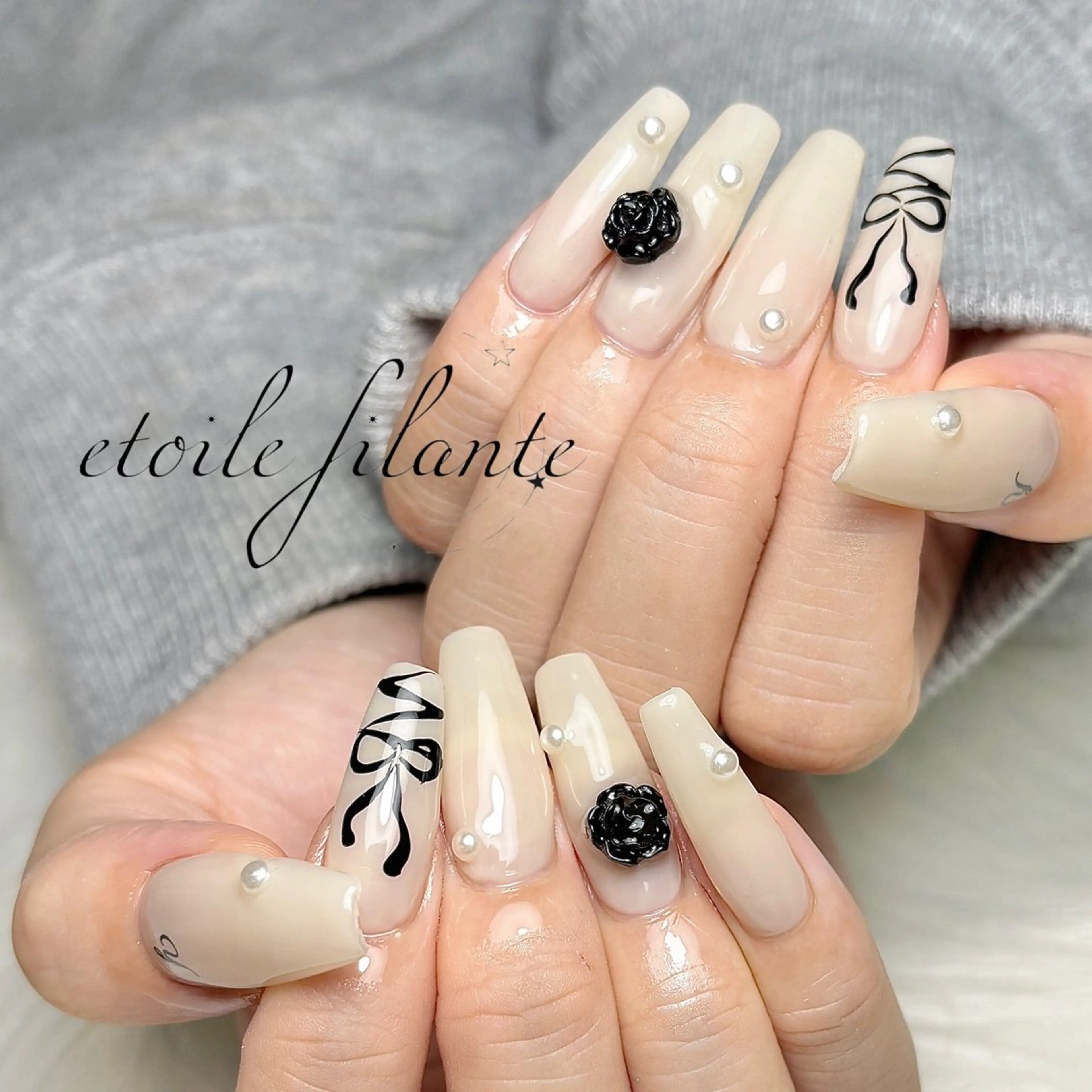 ネイル ハンドネイル etoile filanteのネイルデザイン