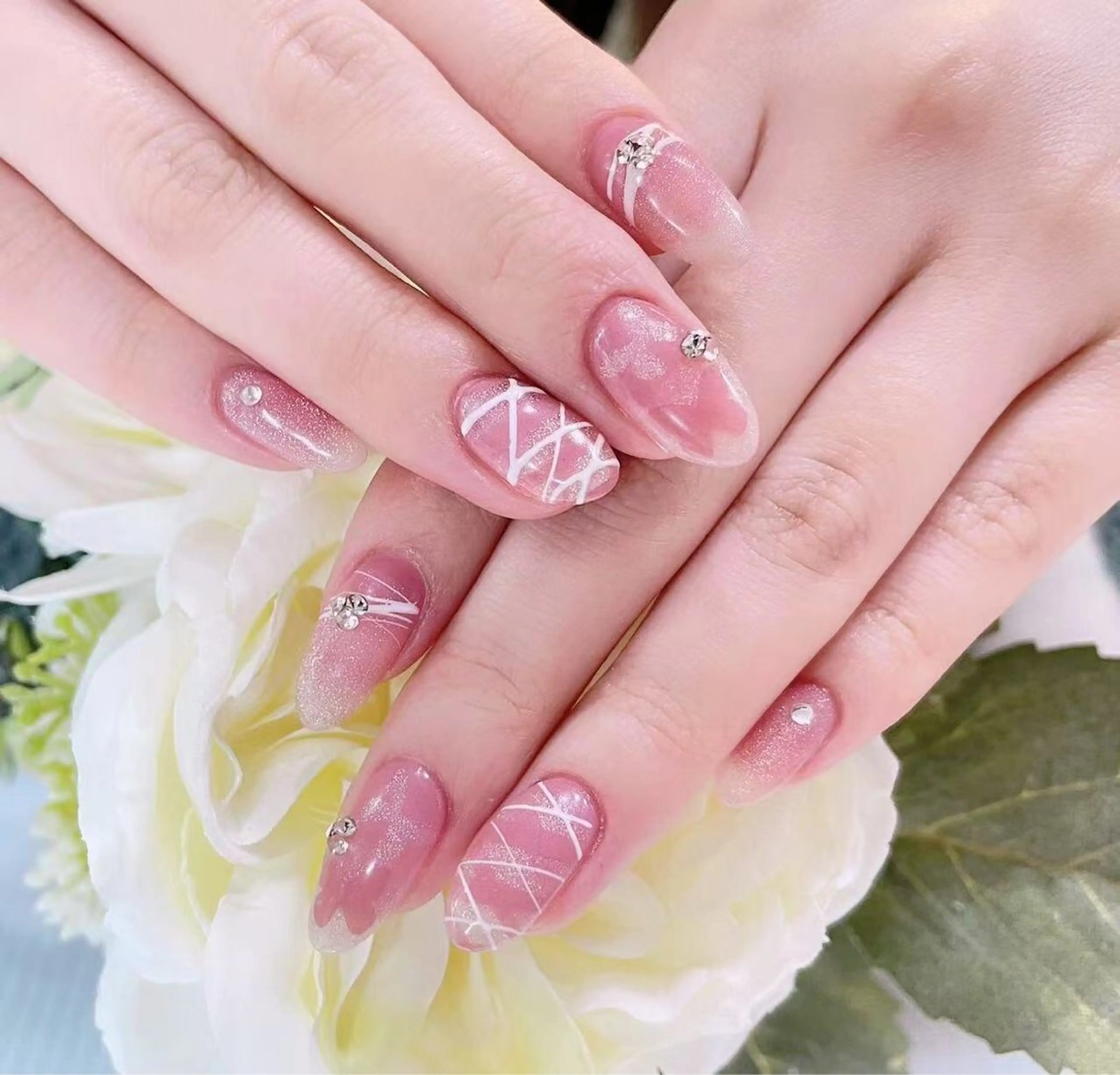 ネイル 韓国ネイル H&B 楊のネイルデザイン