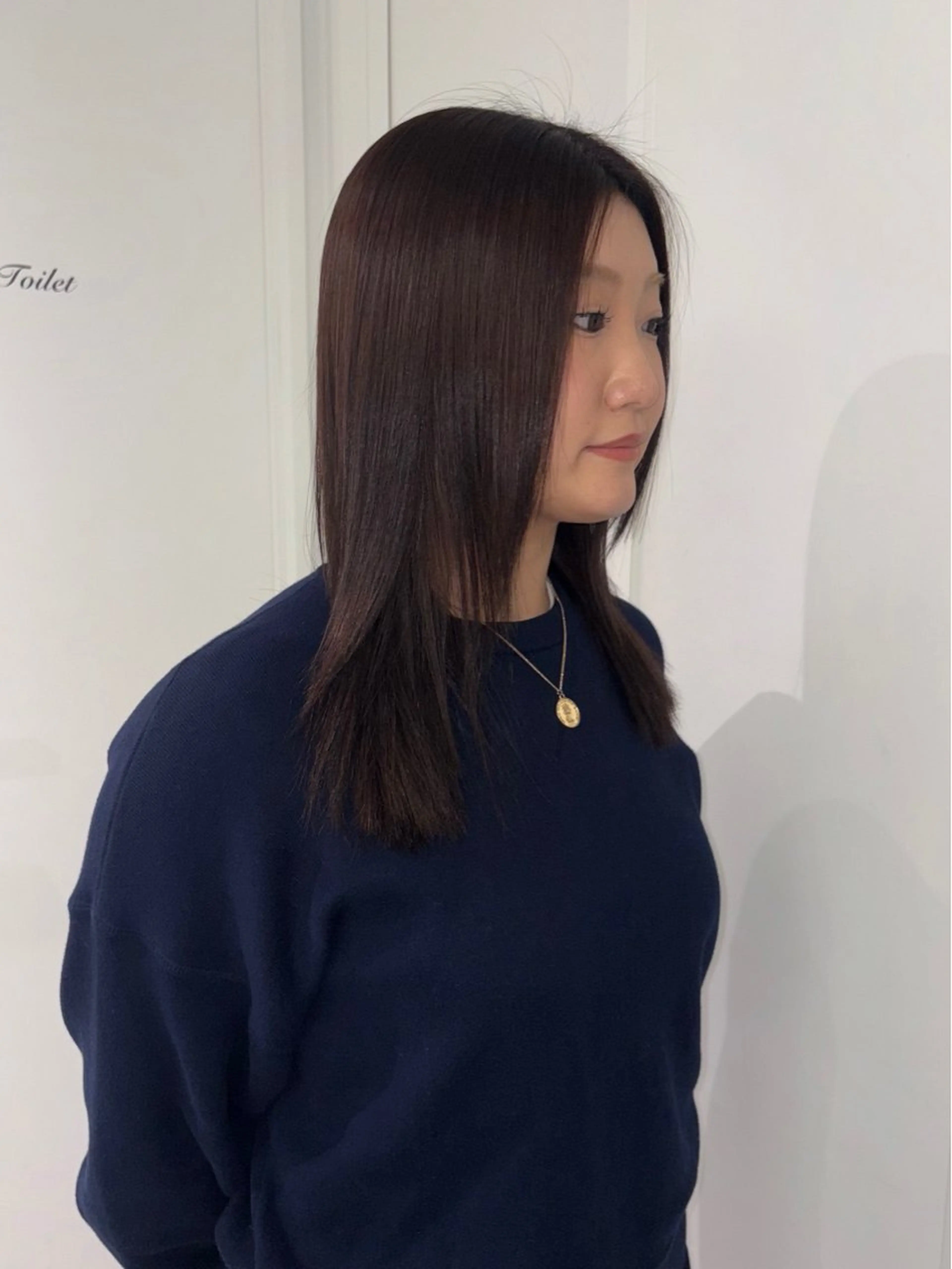 ミディアム ヘアカラー ハイトーン/ネイル カナコ🫧のヘアスタイル