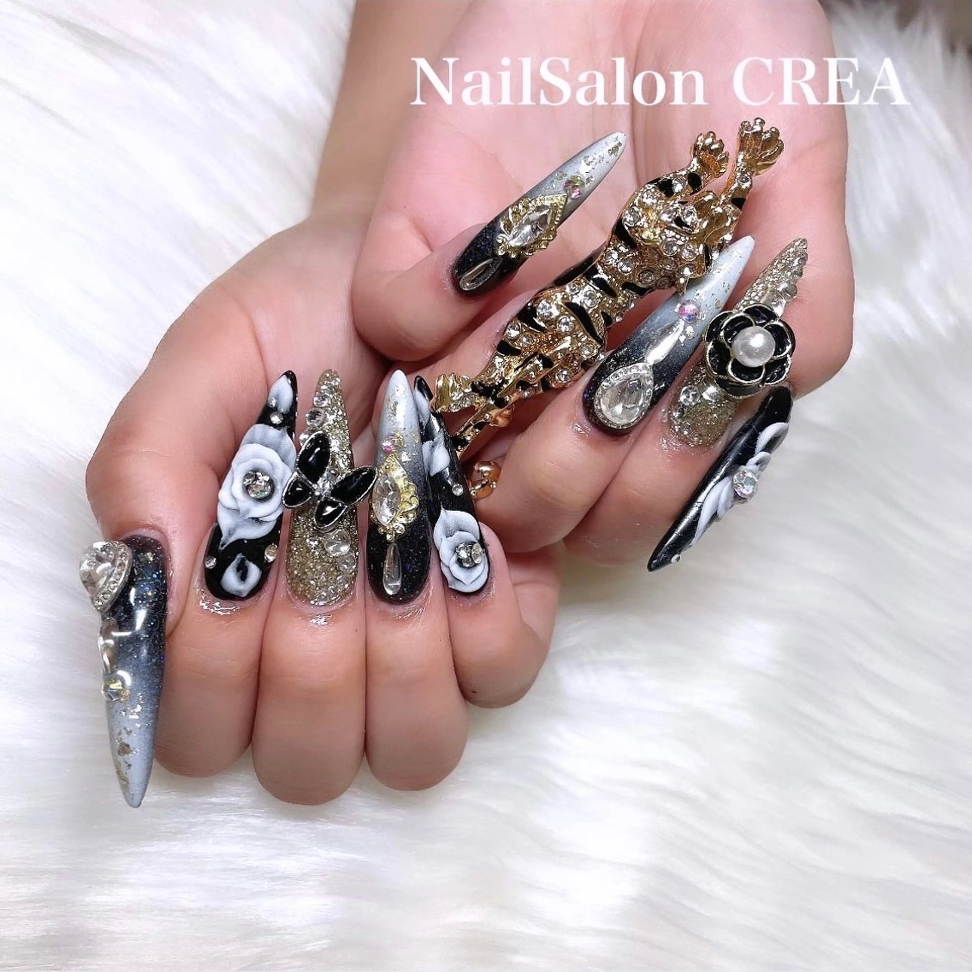 ネイル 成人式 ハンドネイル NailSalon CREAのネイルデザイン