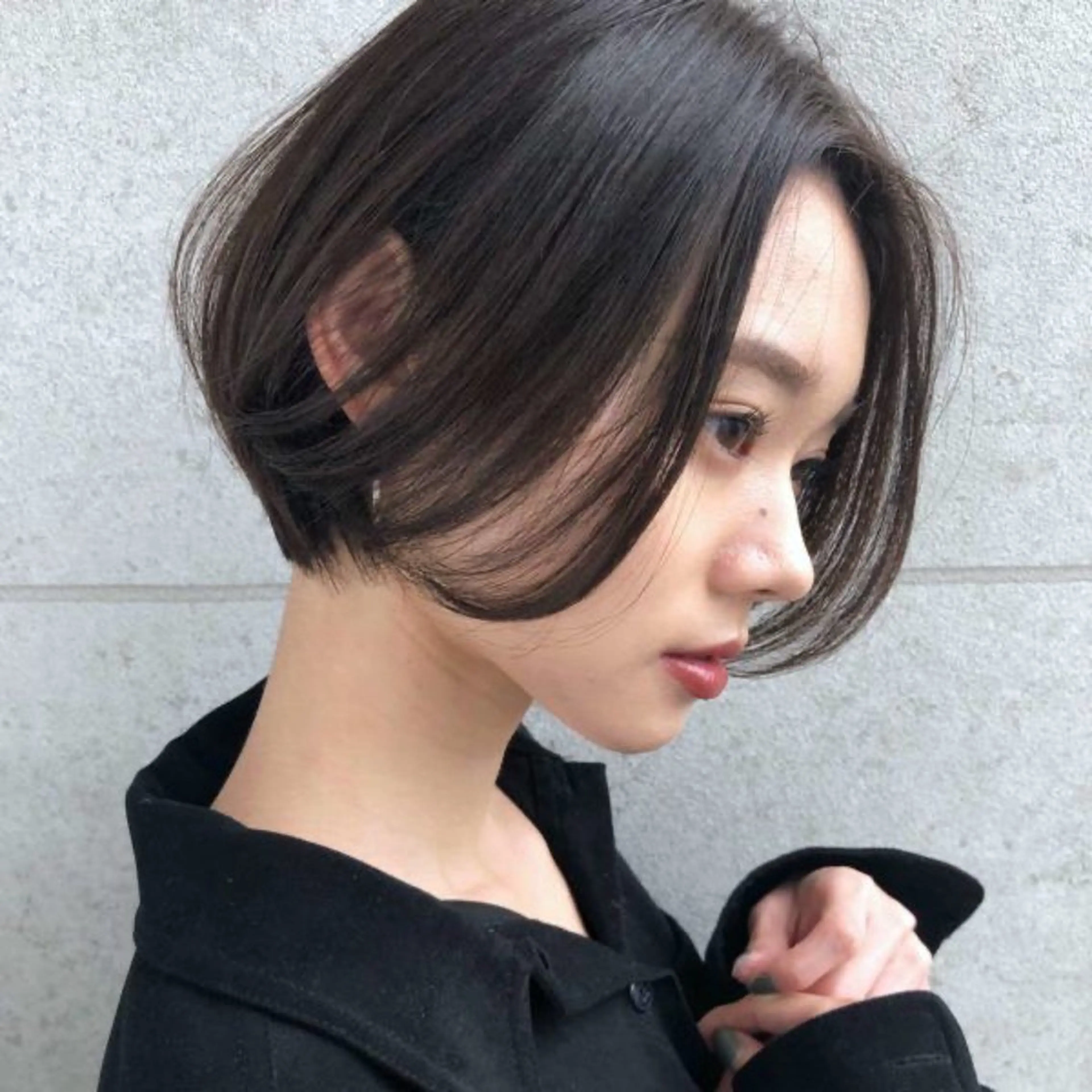 ショート 透け感hair/ ボブ/大世のヘアスタイル